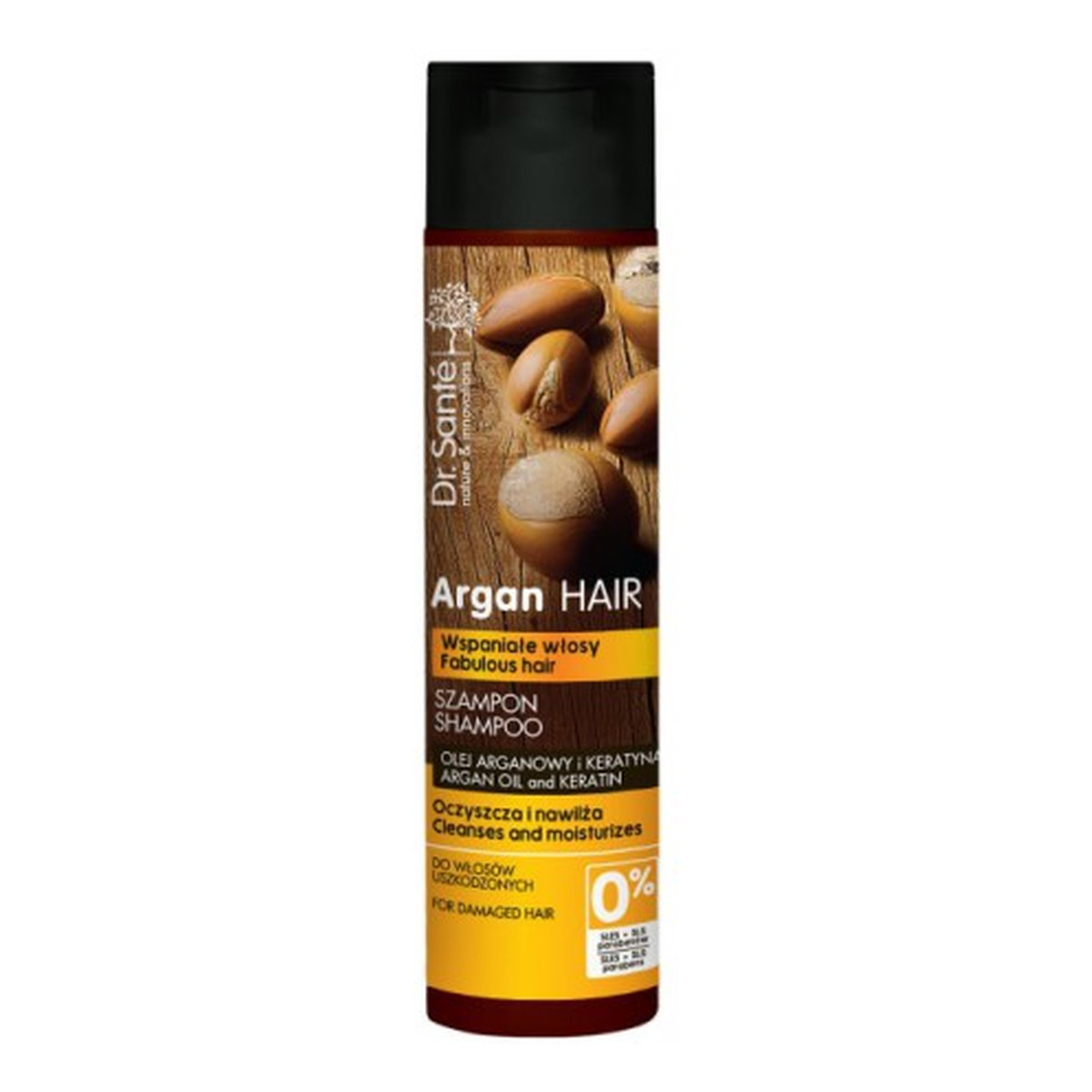 Dr. Sante Argan Hair Szampon z Olejem Arganowym i Keratyną Do Włosów Uszkodzonych 250ml