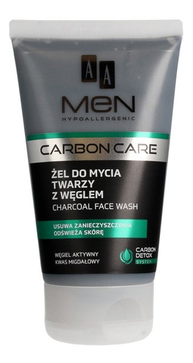Carbon Care Żel do mycia twarzy z węglem