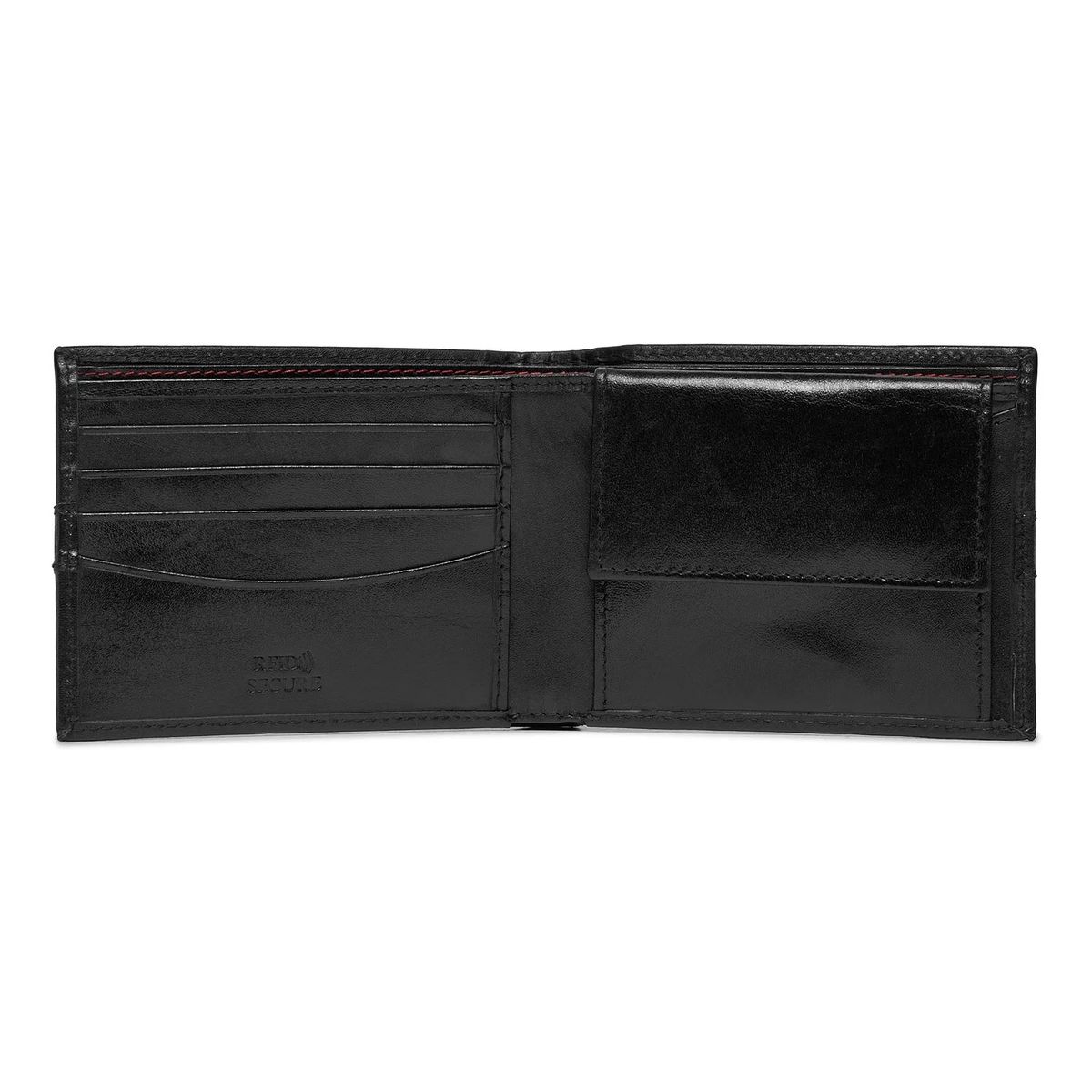 Semi Line Duży Portfel Męski P8265-0 Czarny