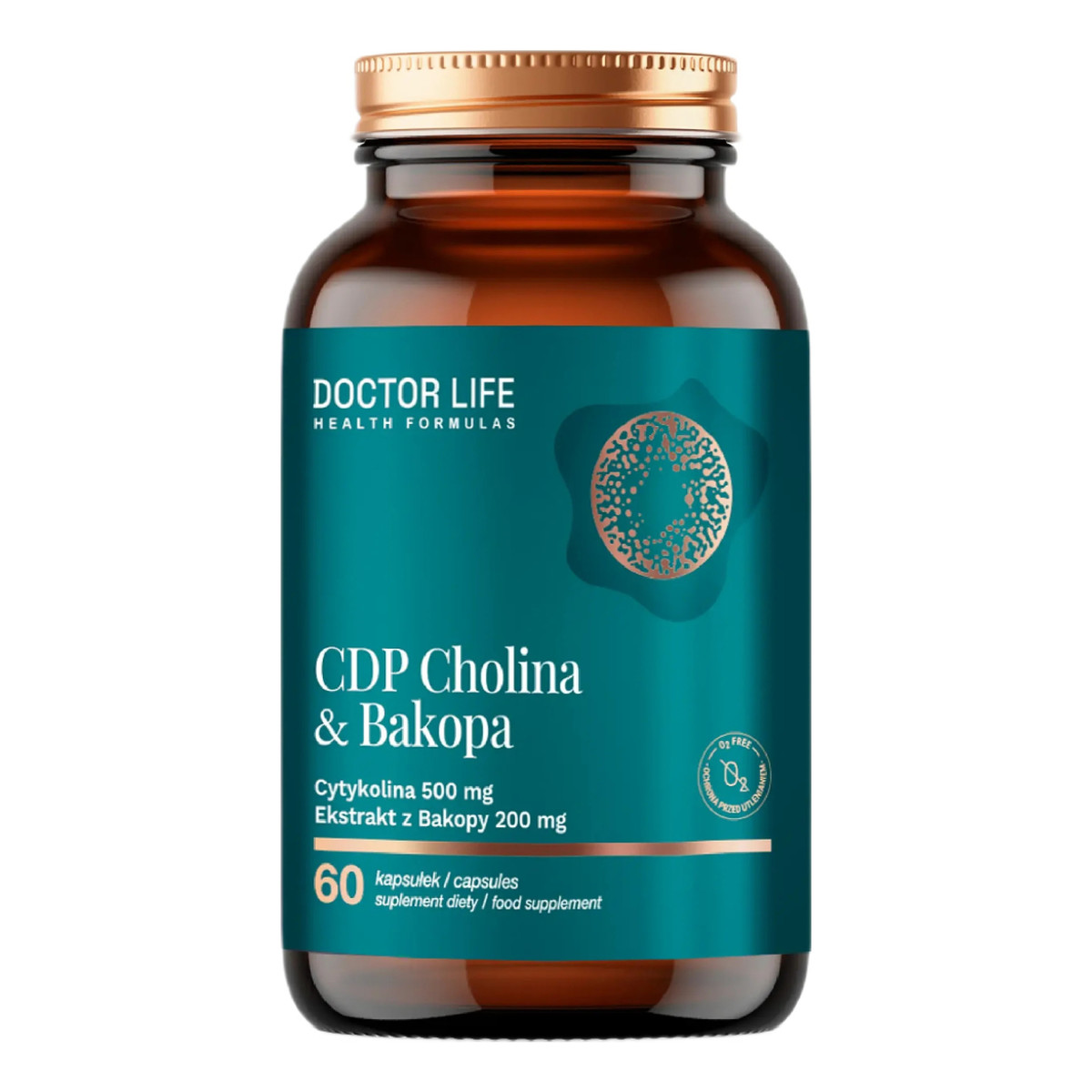 Doctor Life CDP Cholina & Bakopa suplement diety 60 Kapsułek