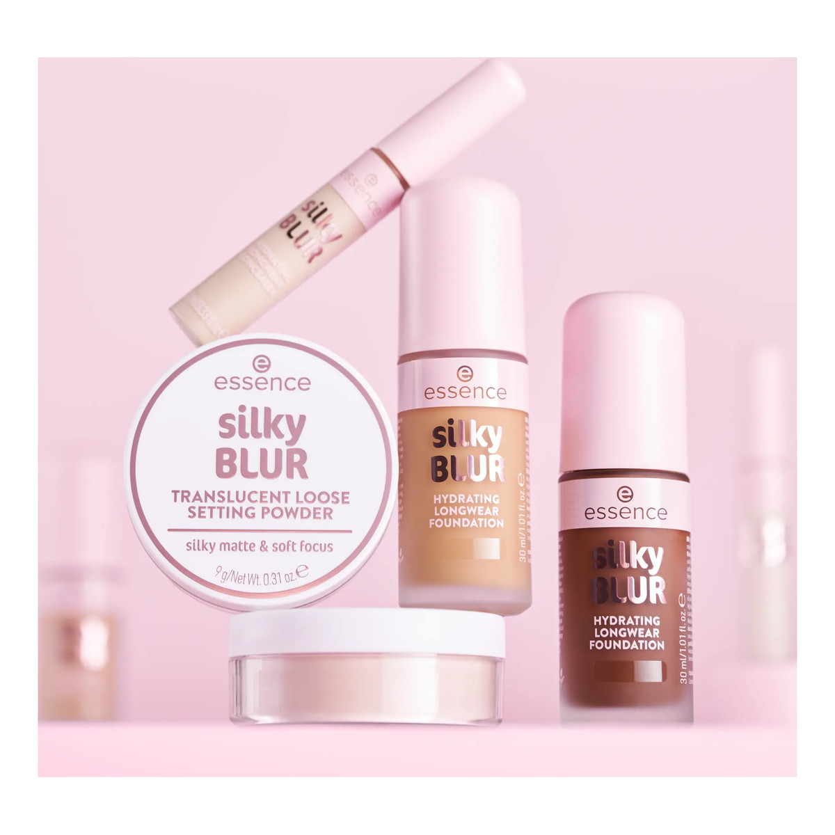 Essence Silky Blur Hydrating Longwear Foundation Podkład Do Twarzy