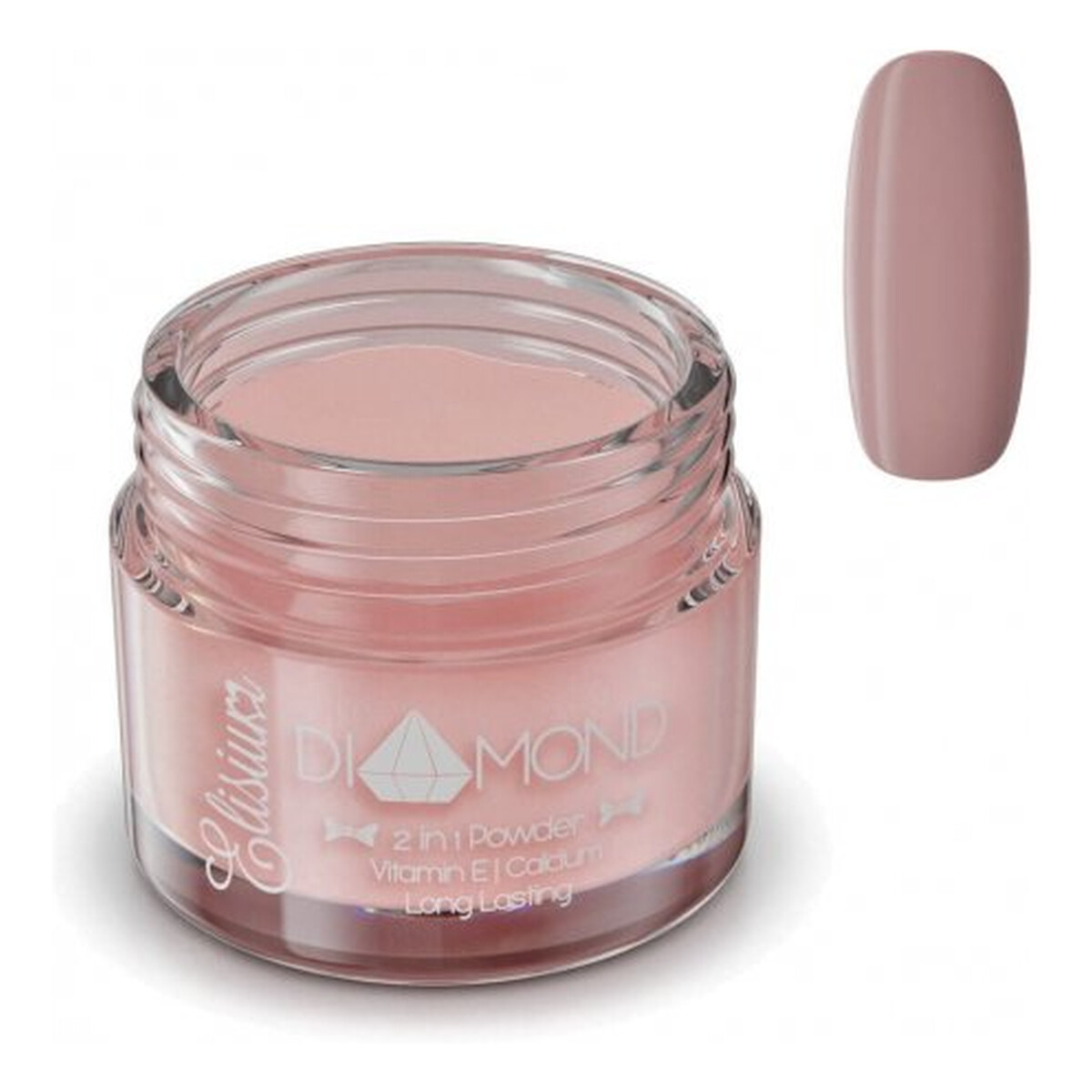 Elisium Diamond 2in1 Proszek do manicure tytanowego 23g
