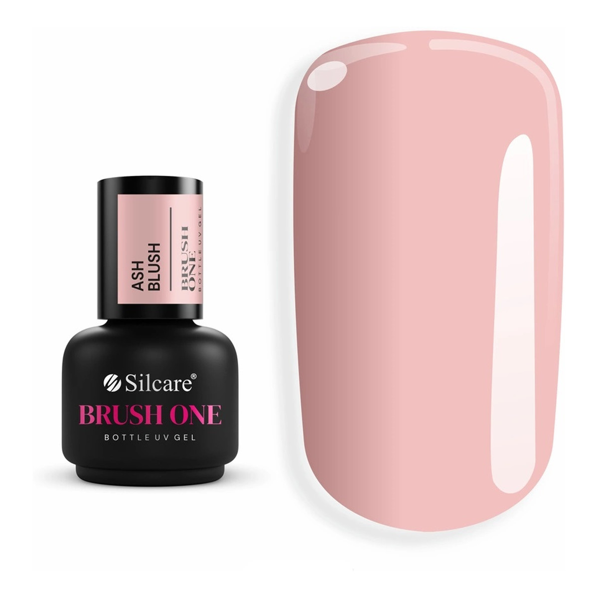 Silcare Brush One Bottle Gel Żel budujący w butelce z pędzelkiem ash blush 15g