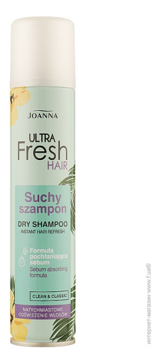 Ultra fresh hair suchy szampon do włosów classic