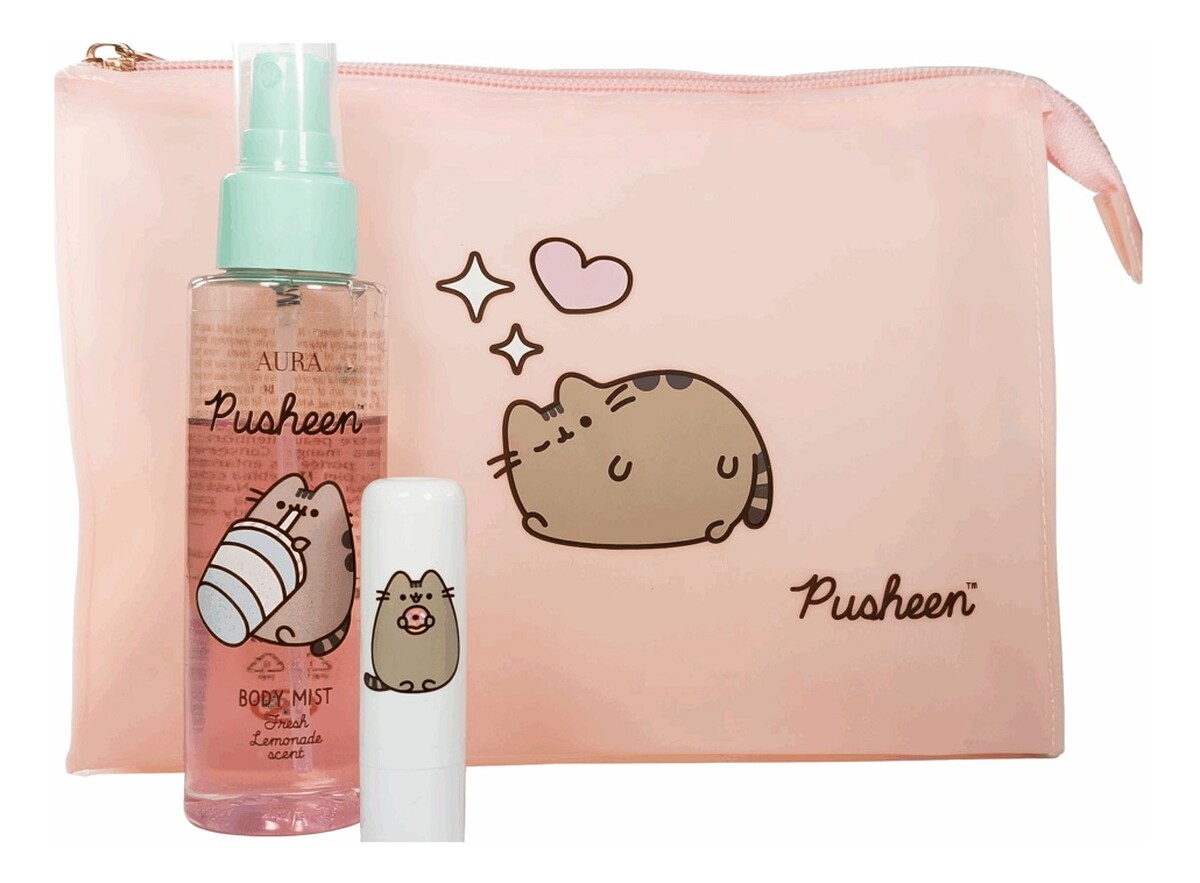 Zestaw pielęgnacyjny mgiełka do ciała 100ml + pomadka do ust 3.8g + kosmetyczka