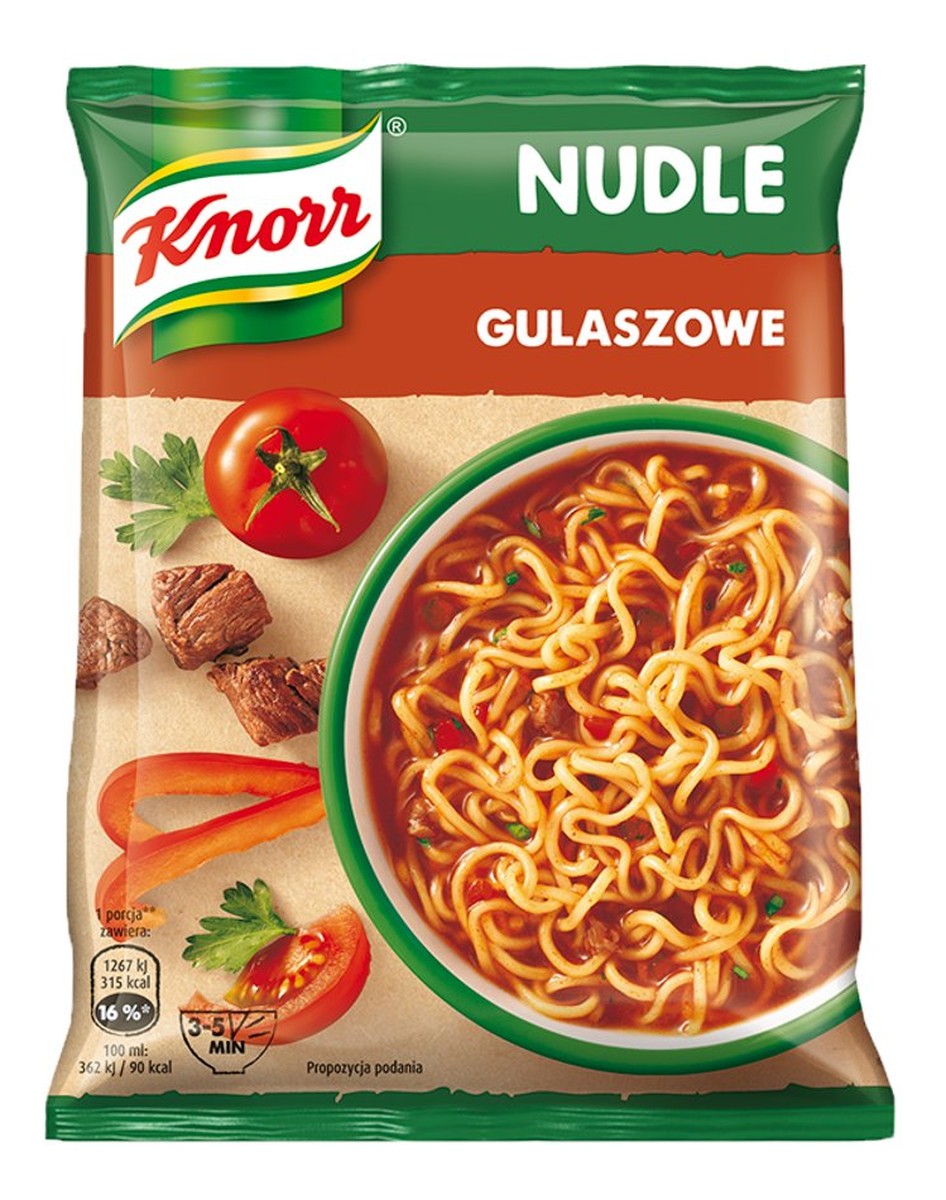 Nudle zupa instant Gulaszowa