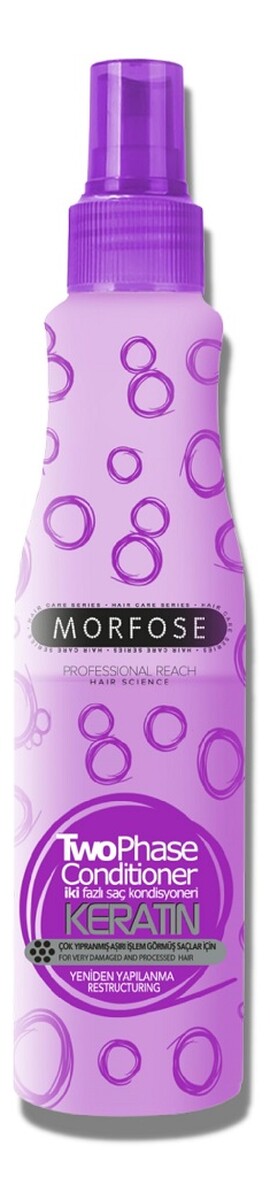 Keratin two phase conditioner dwufazowa odżywka do włosów zniszczonych