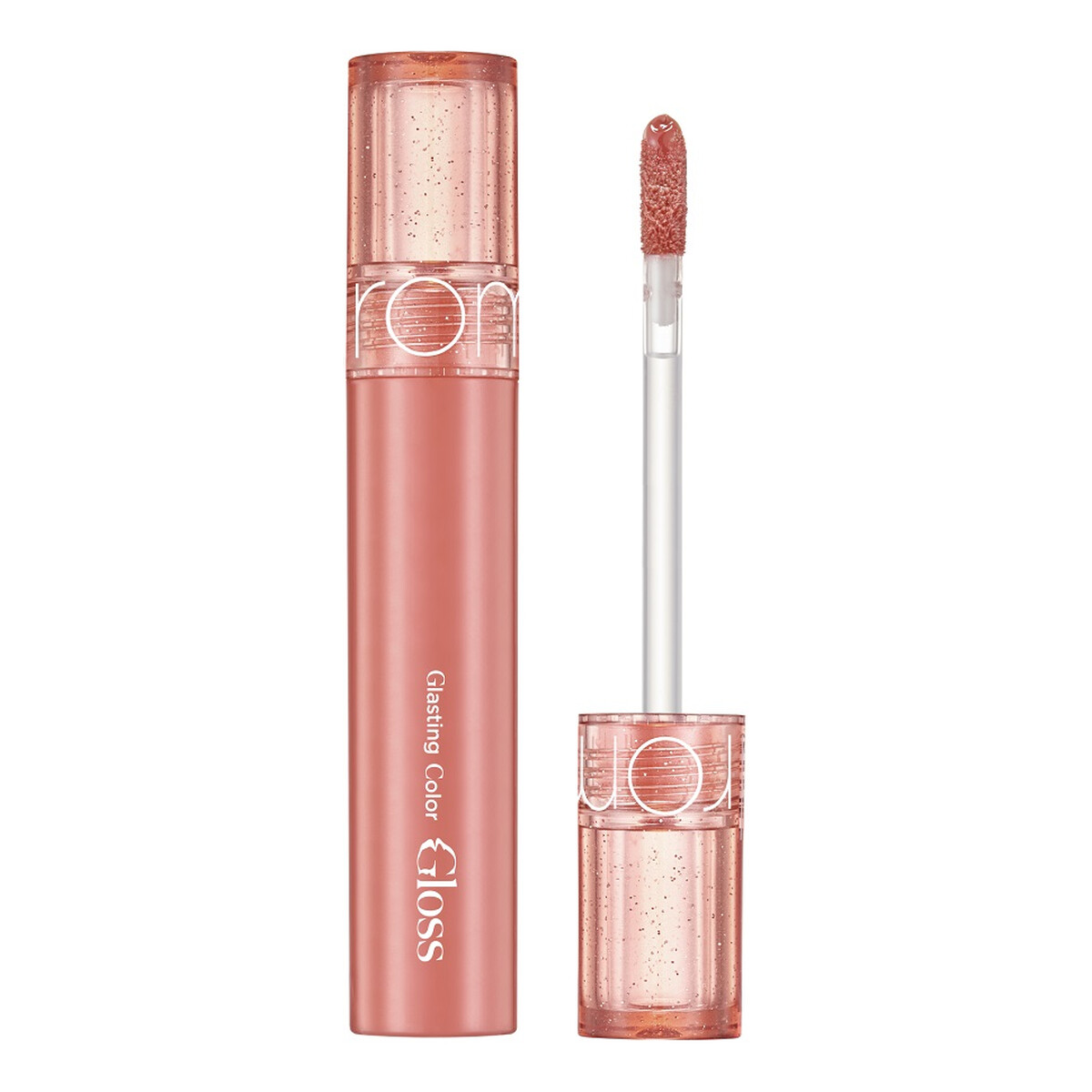 Rom&nd Glasting color gloss błyszczyk do ust 09 peach sparkle 4g