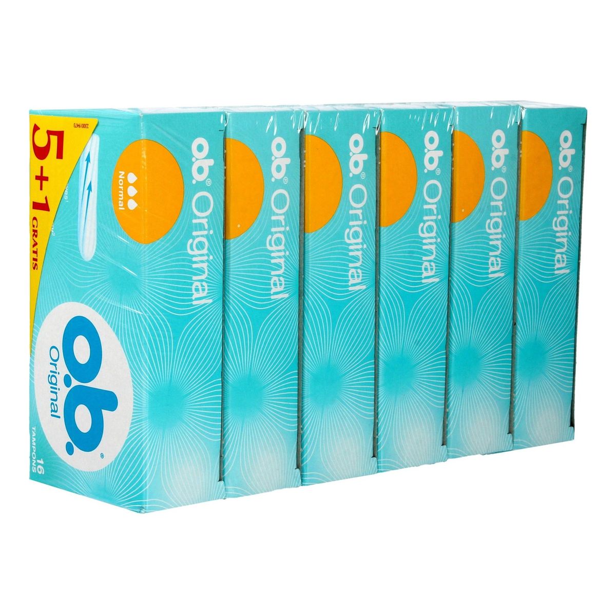 O.B. Original Normal tampony higieniczne 6x16 sztuk (5+1 gratis)