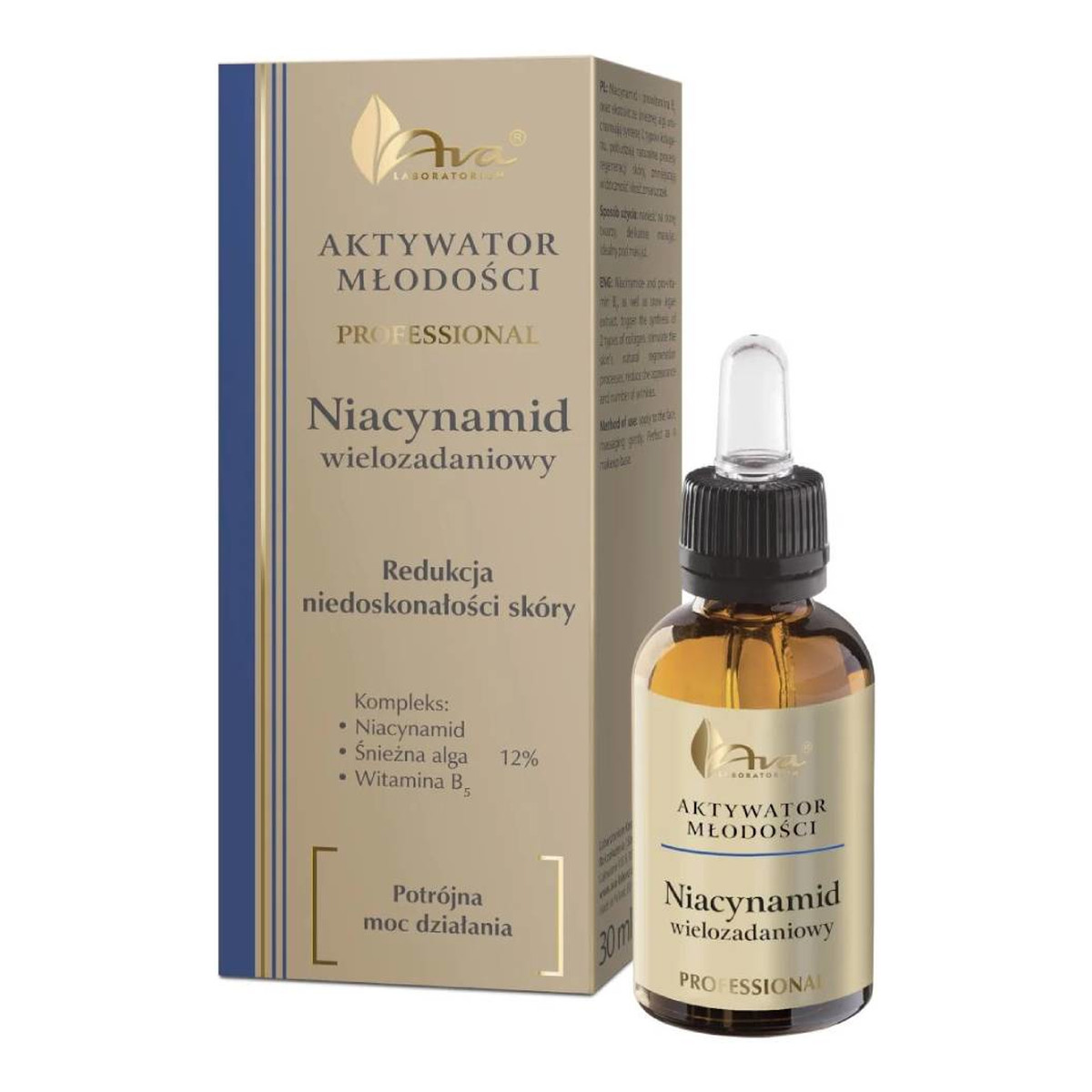 Ava Laboratorium Aktywator Młodości niacynamid wielozadaniowy 30ml