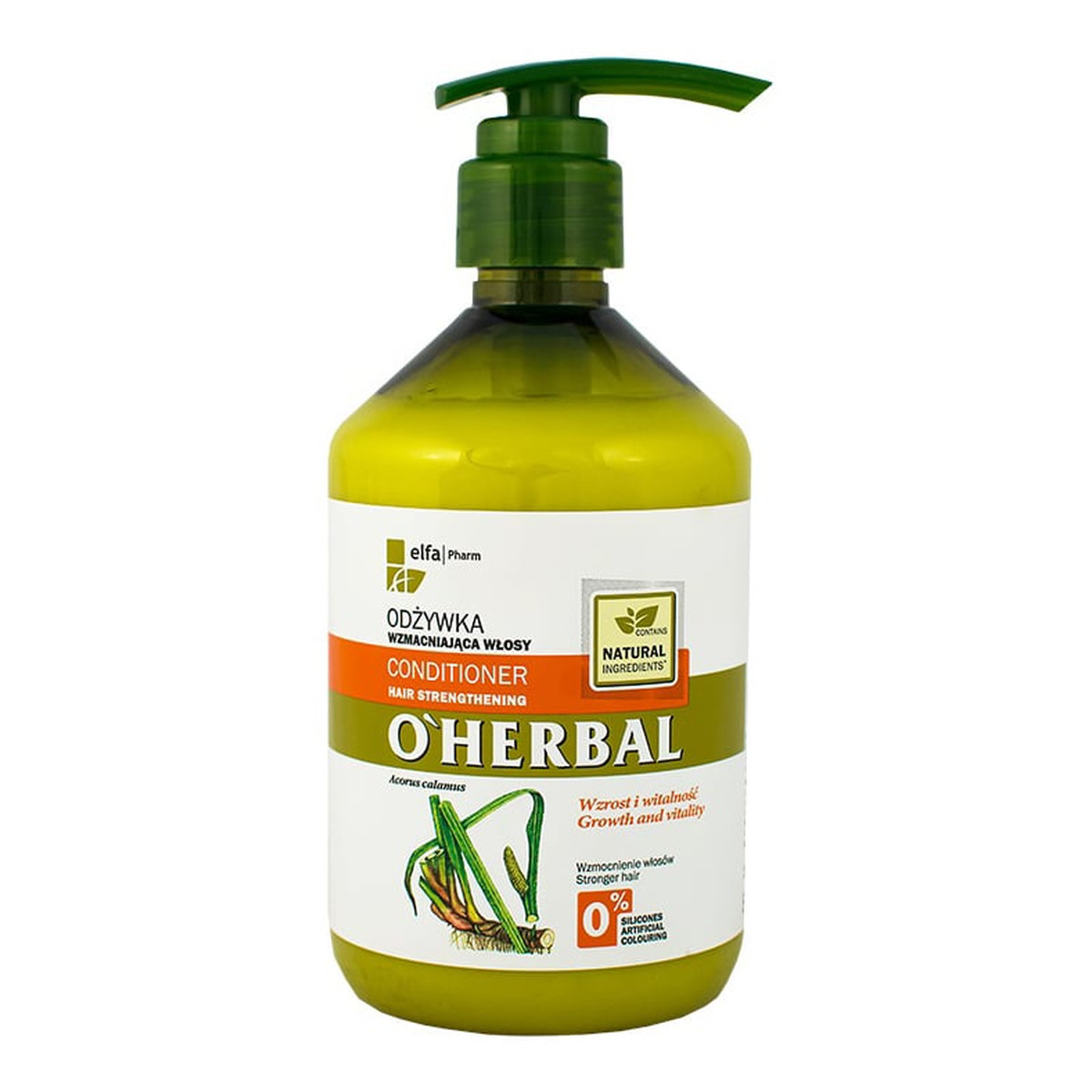 O'Herbal Elfa Pharm Odżywka do włosów osłabionych z korzeniem tataraku 500ml