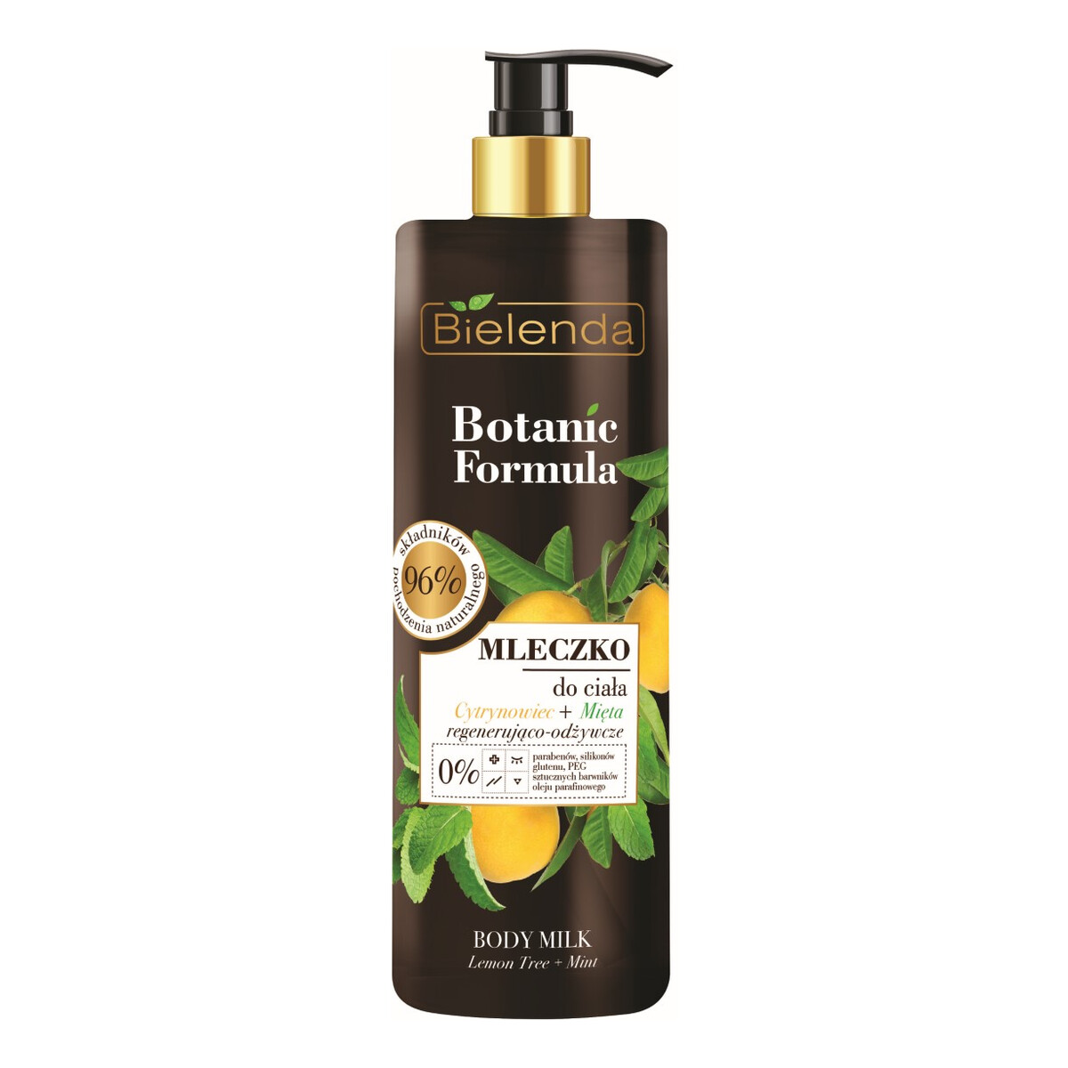 Bielenda BOTANIC FORMULA MLECZKO DO CIAŁA CYTRYNOWIEC i MIĘTA 400ml