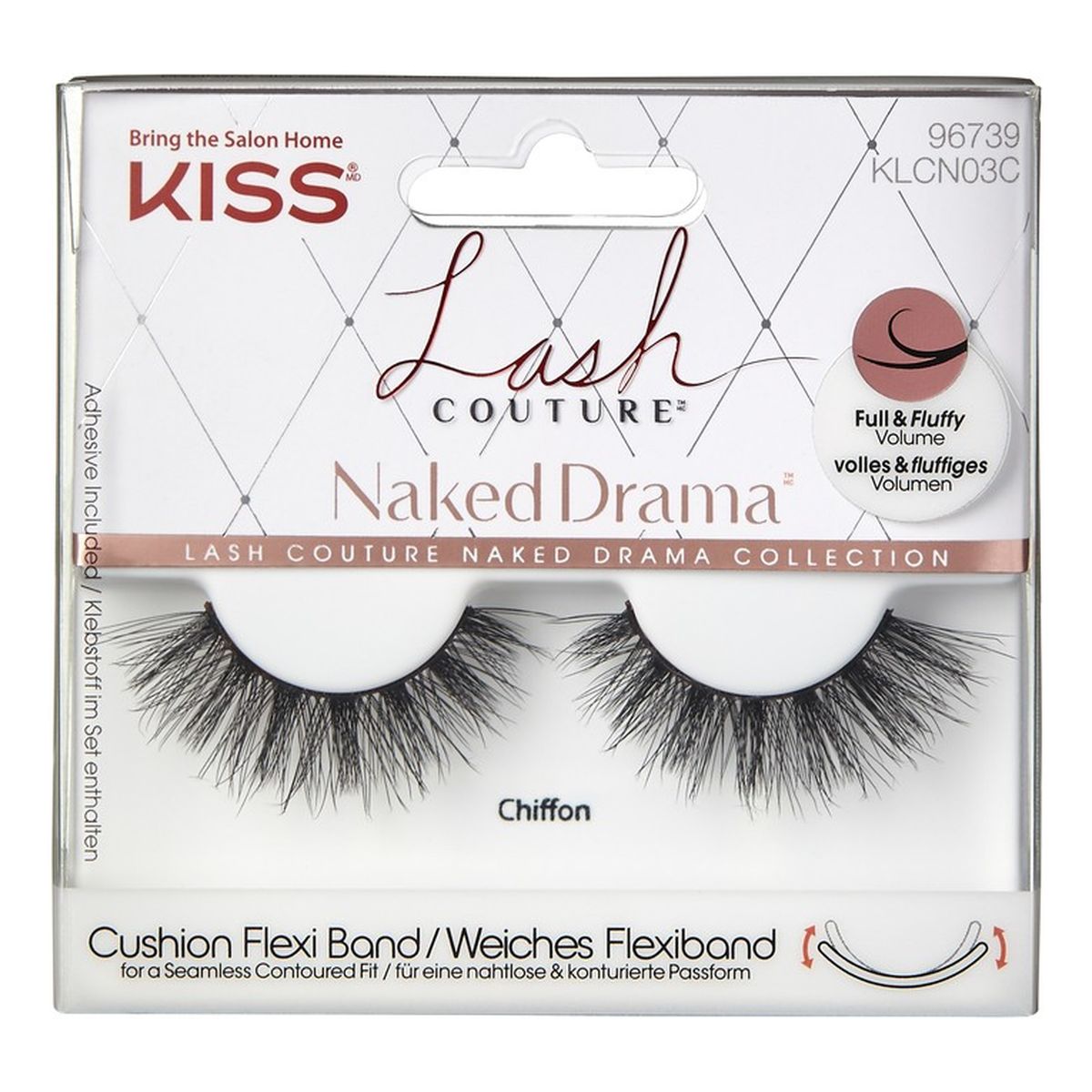Kiss Lash Couture Sztuczne rzęsy Naked Drama - Chiffon