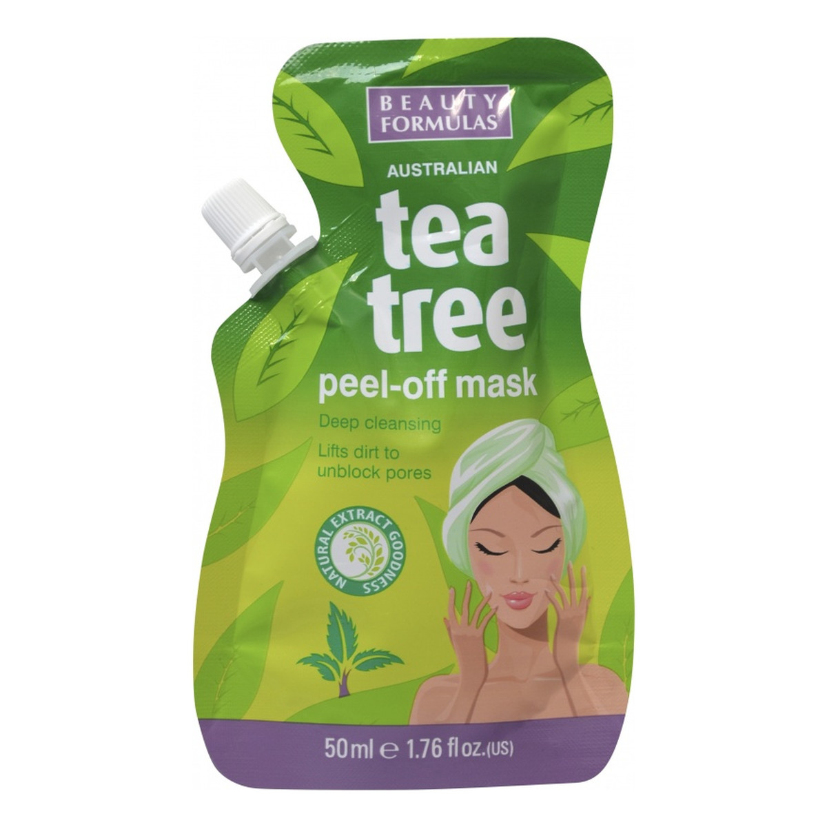 Beauty Formulas Tea Tree Maseczka Do Twarzy Peel-Off 50ml