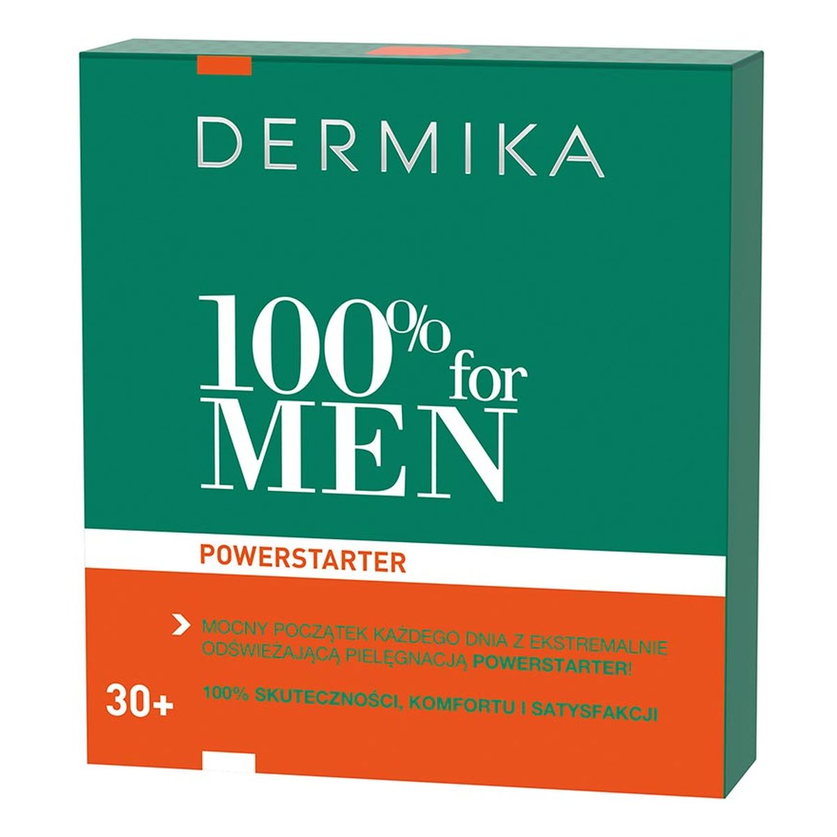 Dermika 100% FOR MEN 30+ POWERSTARTER zestaw prezentowy