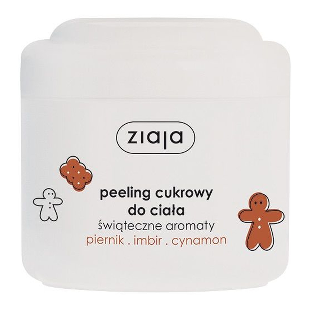 Ziaja Świąteczne Aromaty Peeling cukrowy do ciała piernik imbir cynamon 200ml