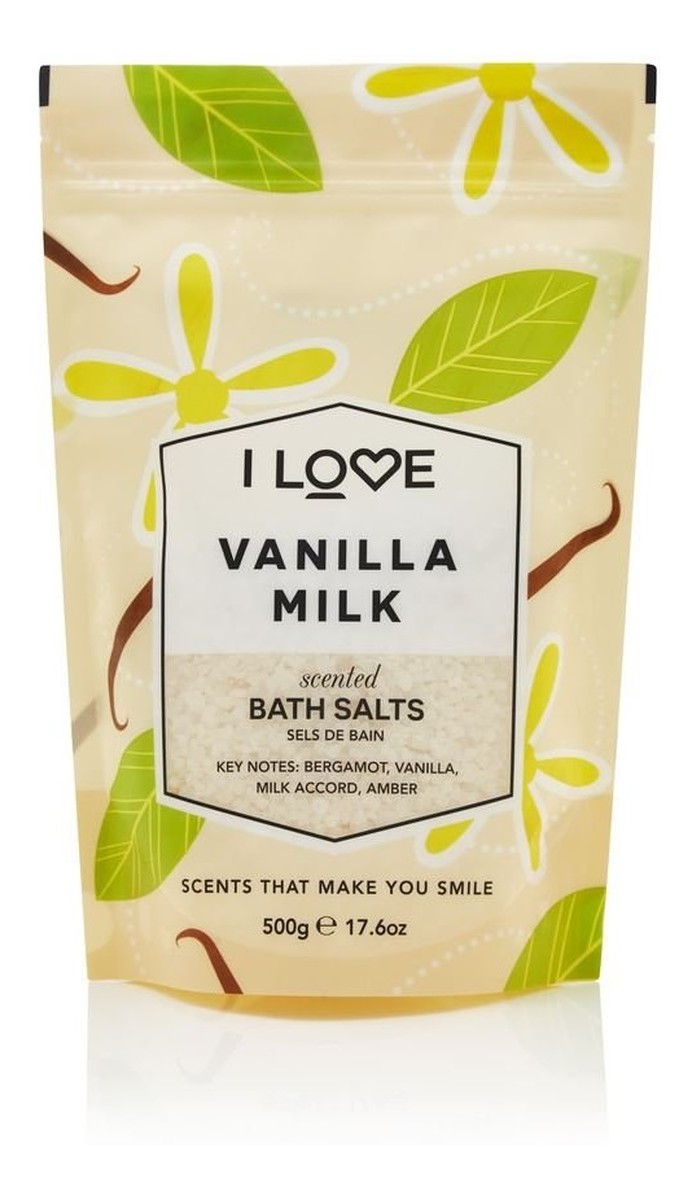 Scented bath salts kojąco-relaksująca sól do kąpieli vanilla milk