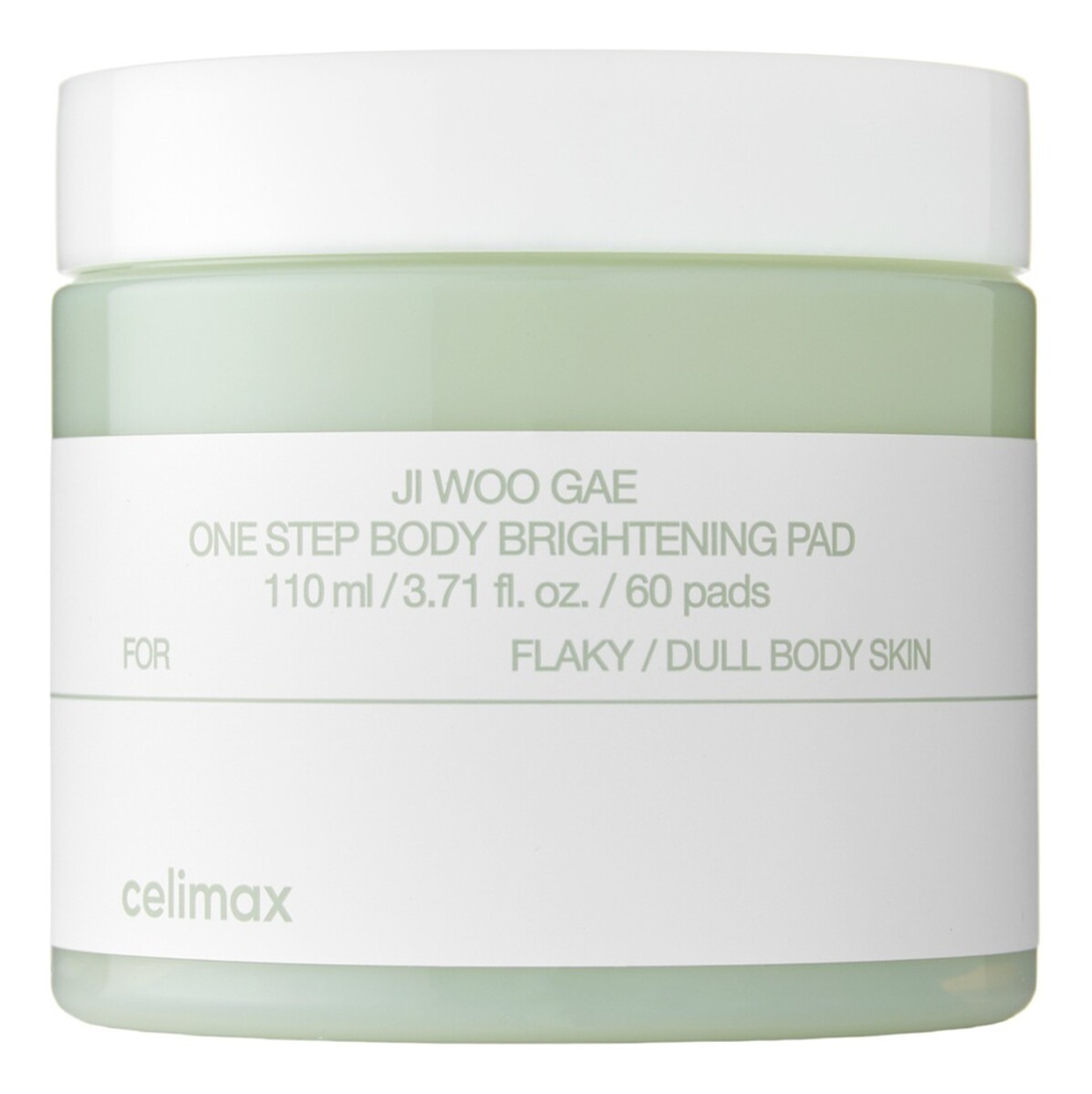 Ji woo gae one step body brightening pad złuszczające płatki do ciała 60szt