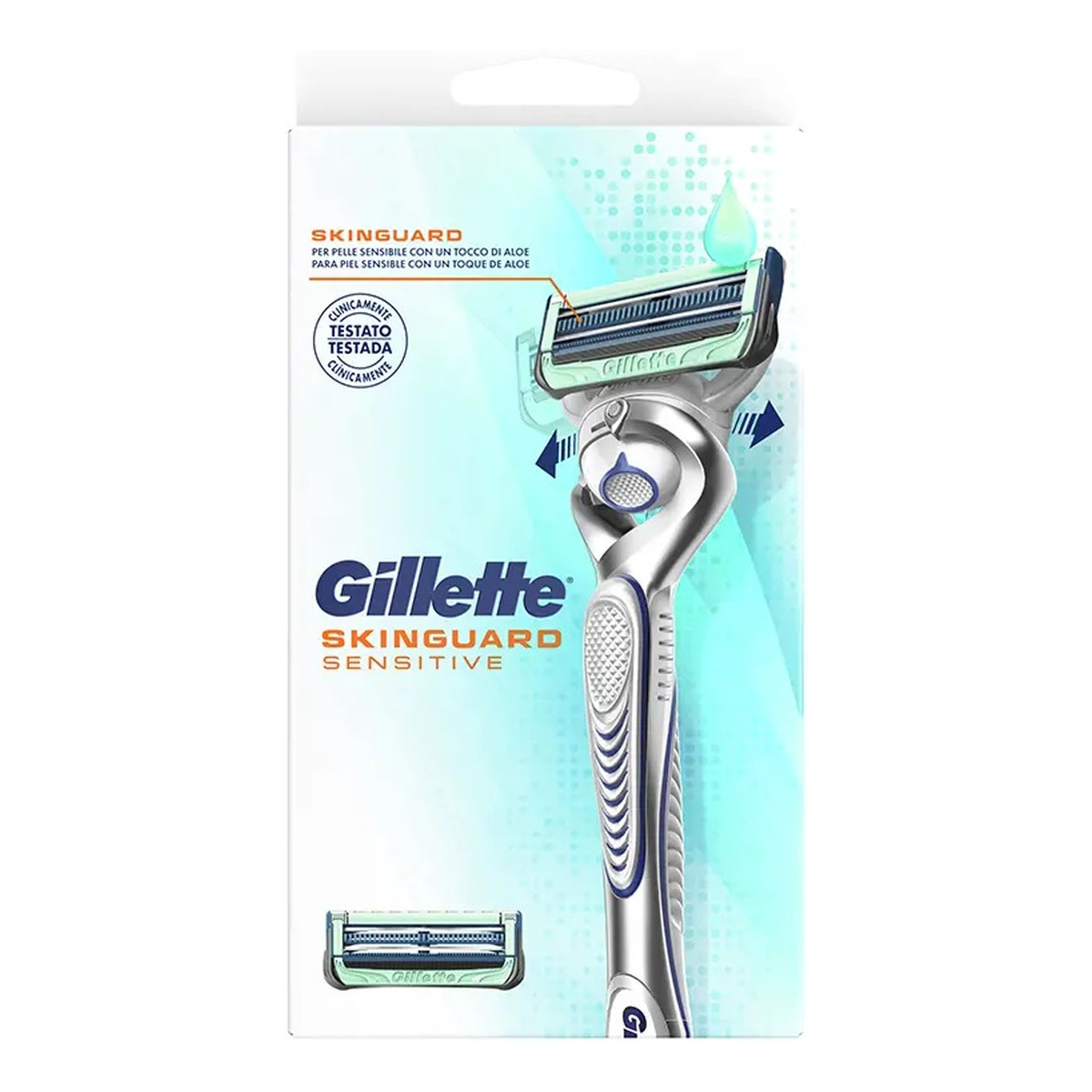 Gillette Skinguard sensitive maszynka do golenia + wymienne ostrza