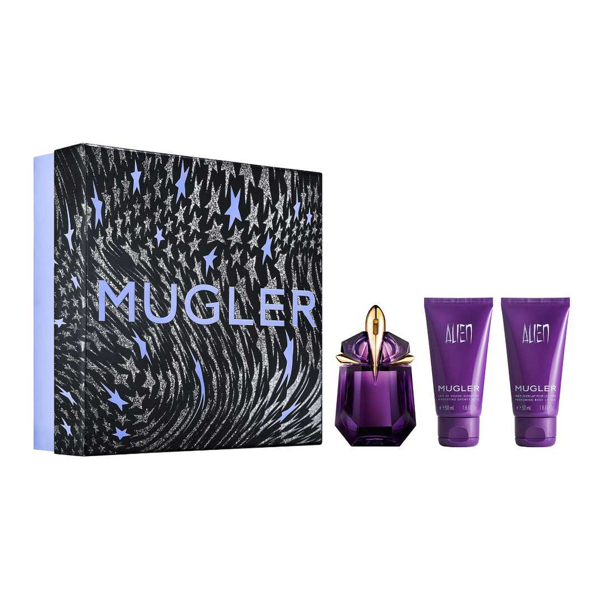Thierry Mugler Alien Zestaw woda perfumowana spray spray 30ml + żel pod prysznic 50ml + balsam do ciała 50ml