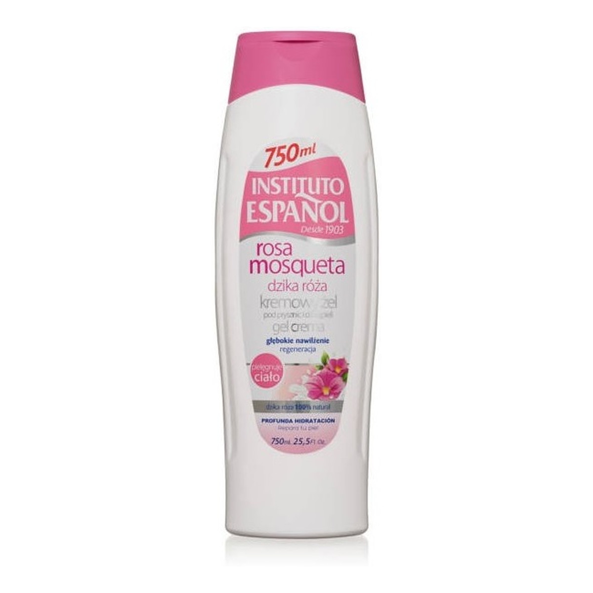 Instituto Espanol Rosa Mosqueta Kremowy żel pod prysznic dzika róża 750ml