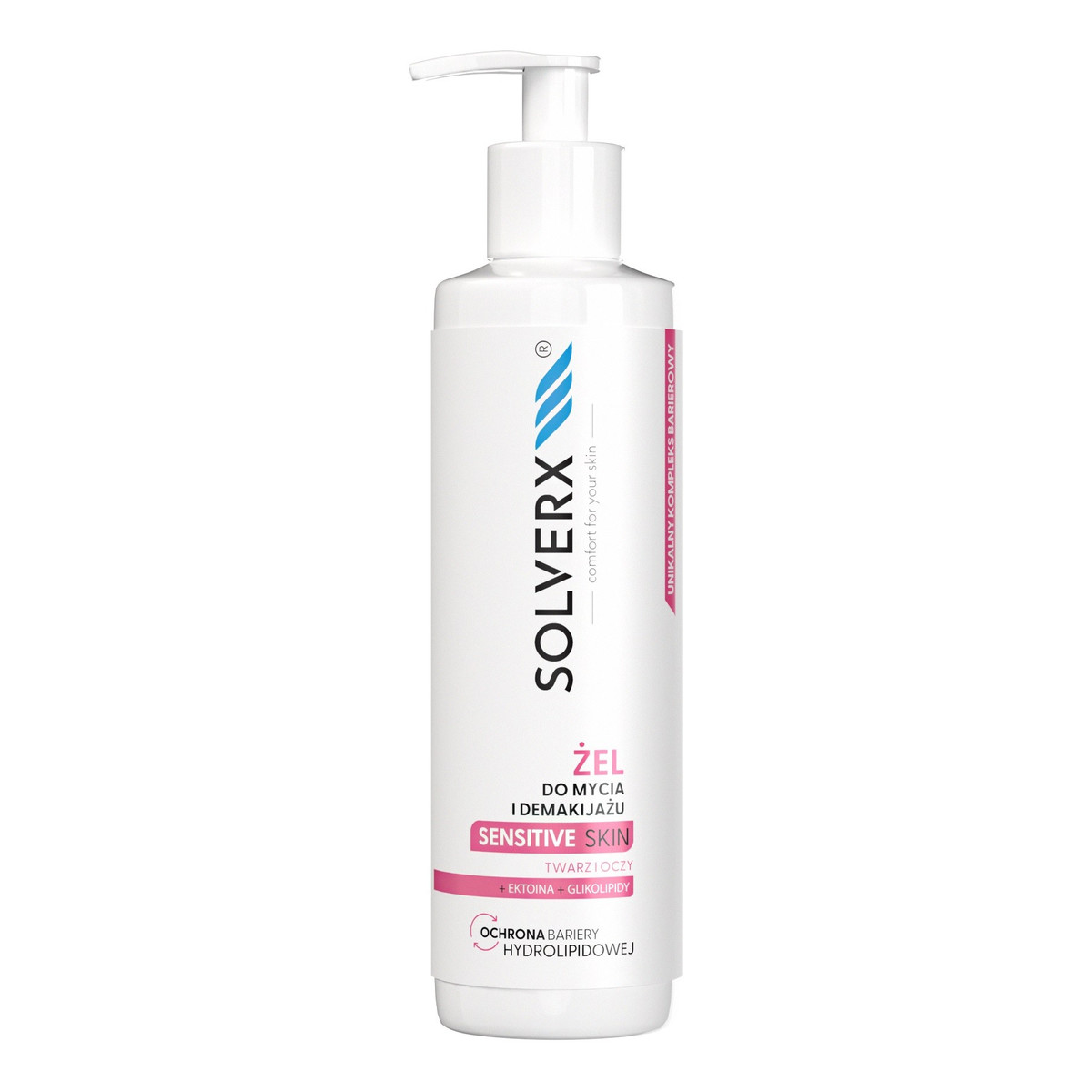 Solverx Sensitive skin Żel do mycia i demakijażu twarzy i oczu 200ml