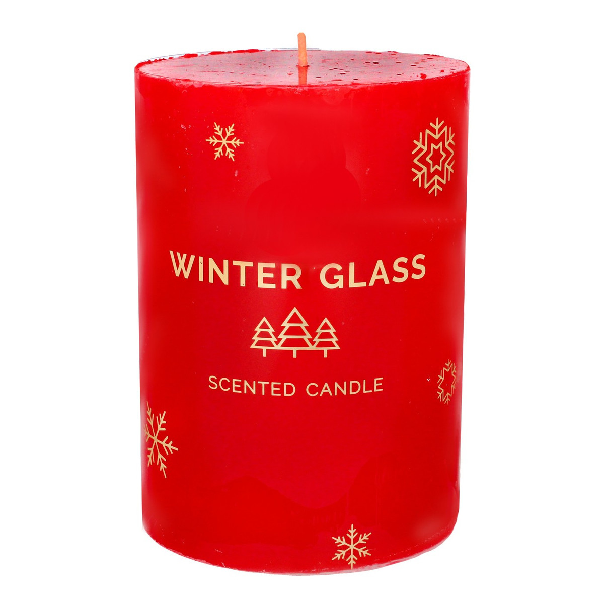 Artman Candles Świeca zapachowa Winter Glass czerwona - walec