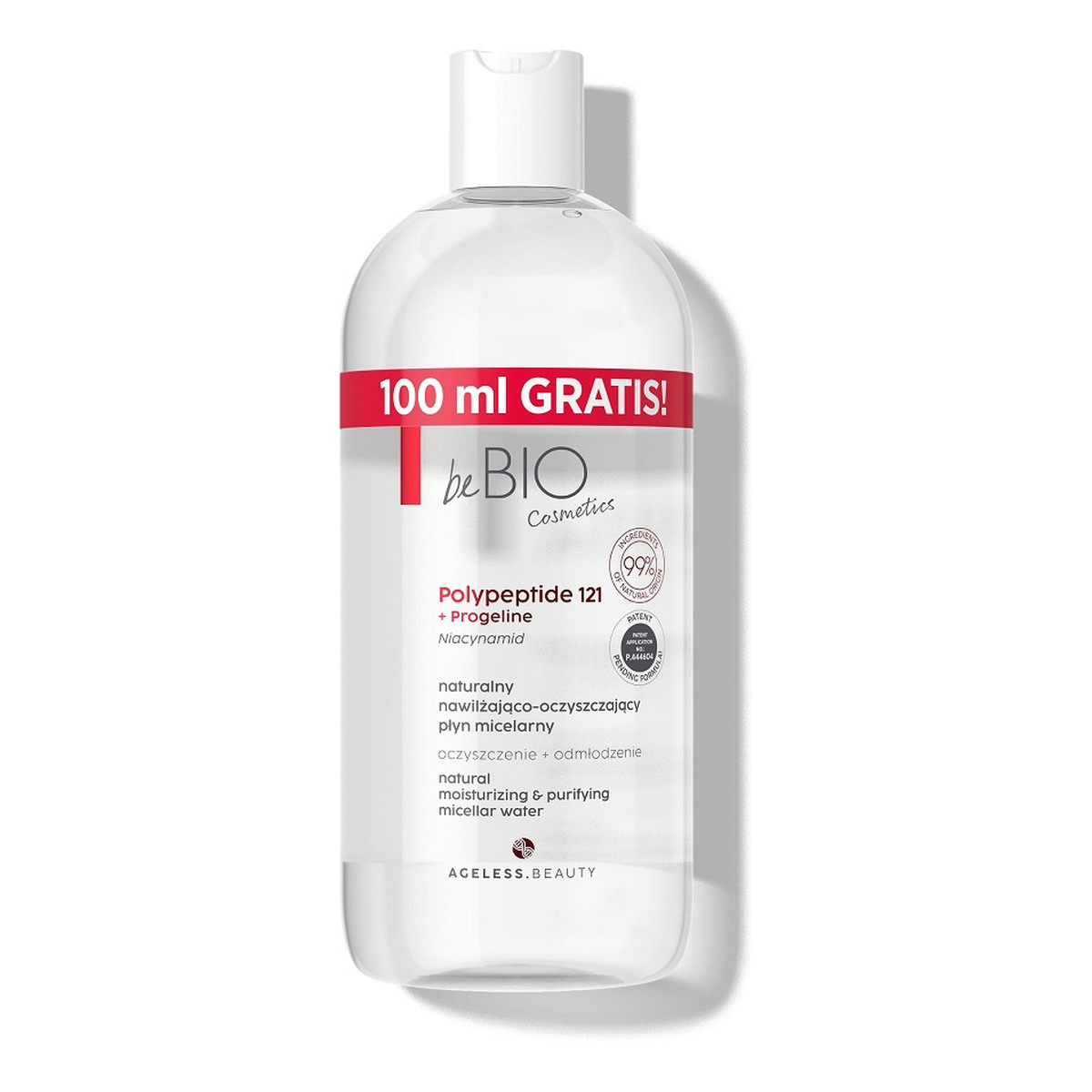 Be Bio Ewa Chodakowska Ageless beauty naturalny nawilżająco-oczyszczający płyn micelarny 500ml