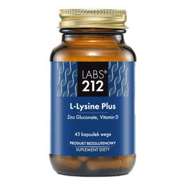 L-Lysine Plus Lizyna + Cynk + Witamina D 45 kapsułek