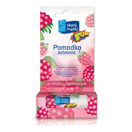 pomadka ochronna o smaku malinowym dla dzieci