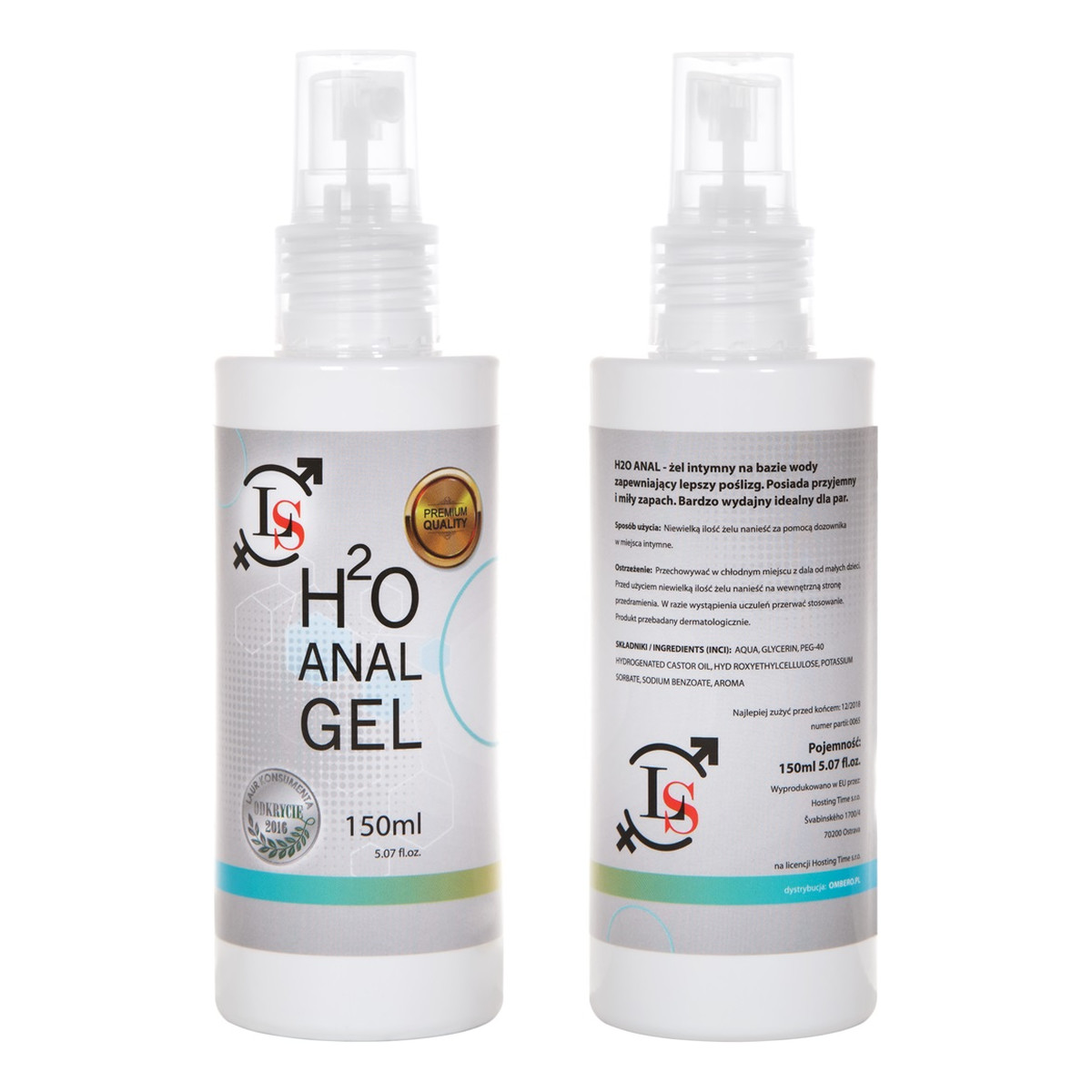 Love Stim H20 Anal Gel Żel intymny na bazie wody 150ml