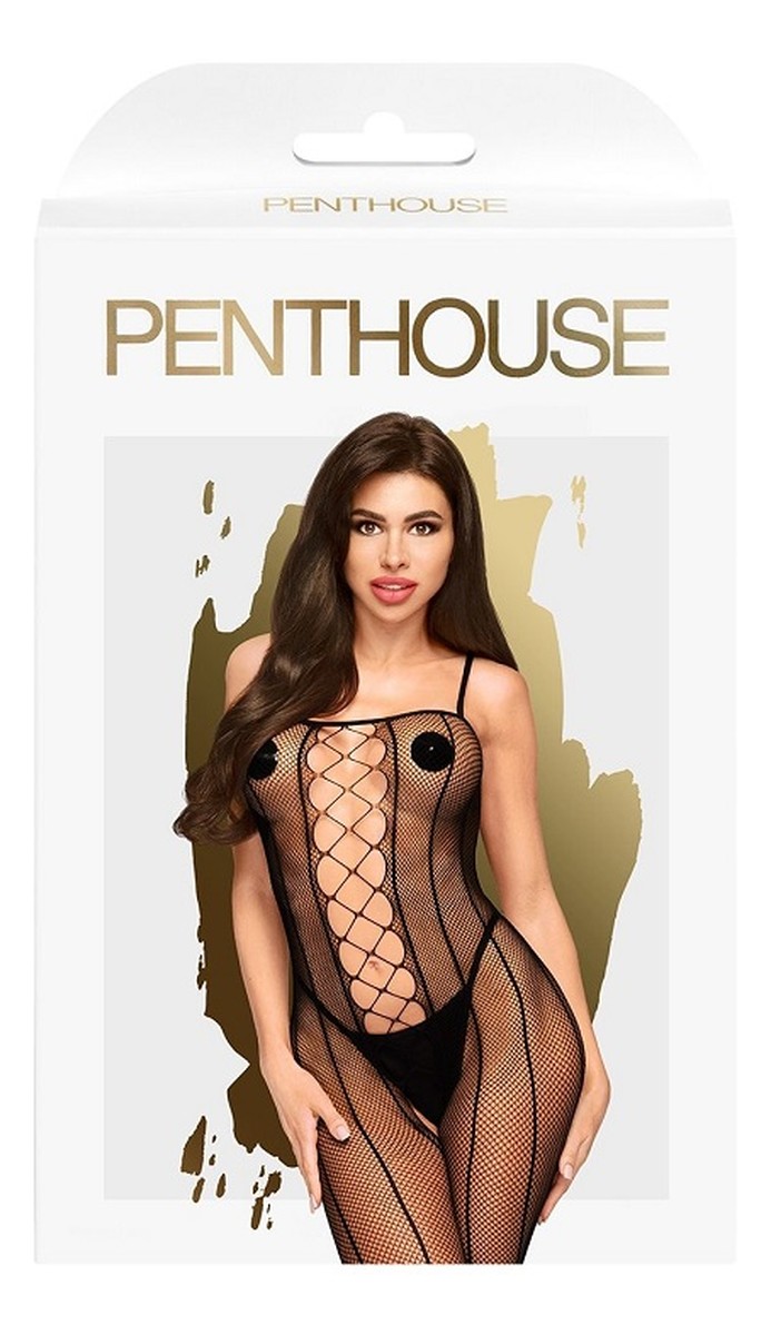 Drop-dead tasty bodystocking z otwartym krokiem black s-l