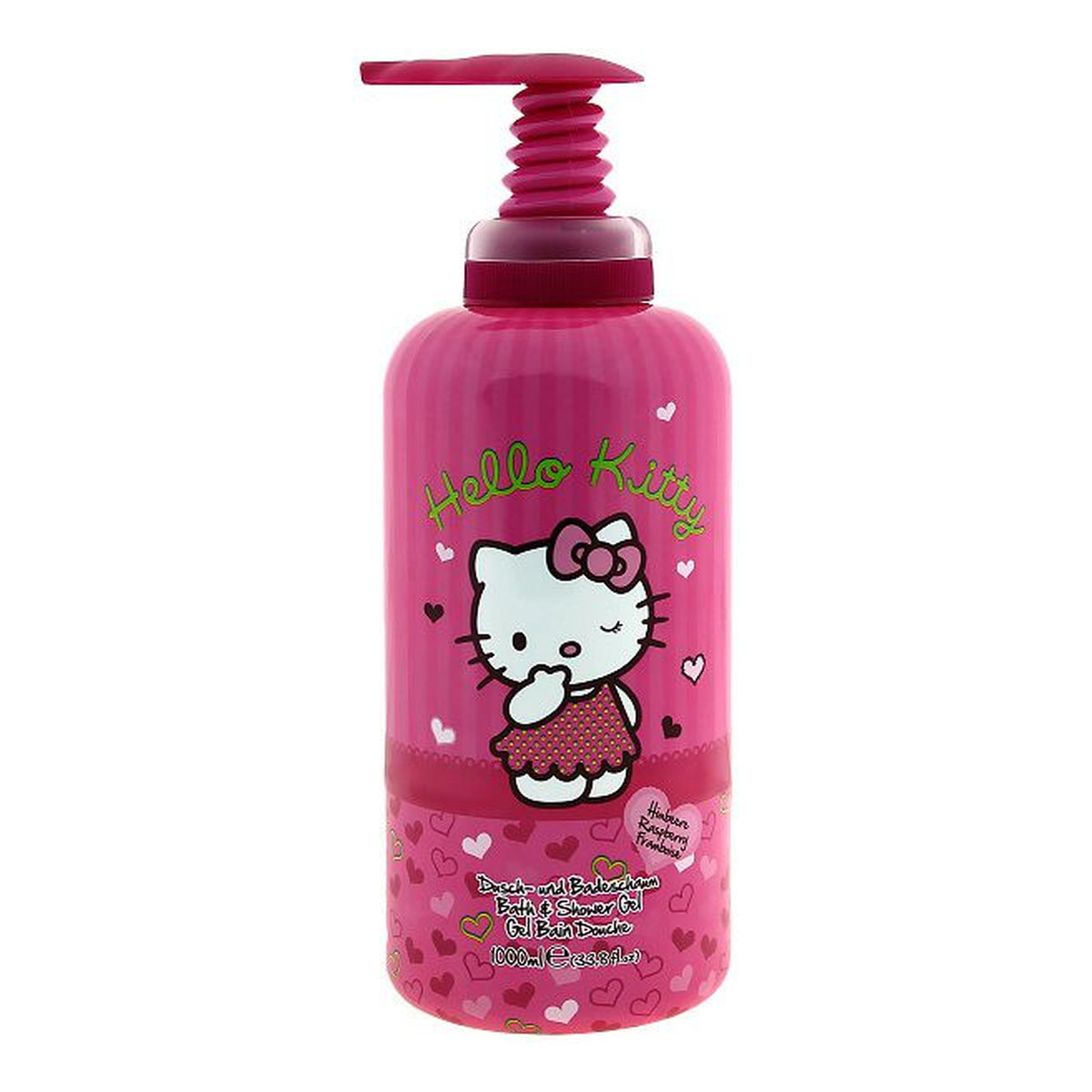 Beauty & Care Hello Kitty żel pod prysznic i do kąpieli Raspberry 1000ml