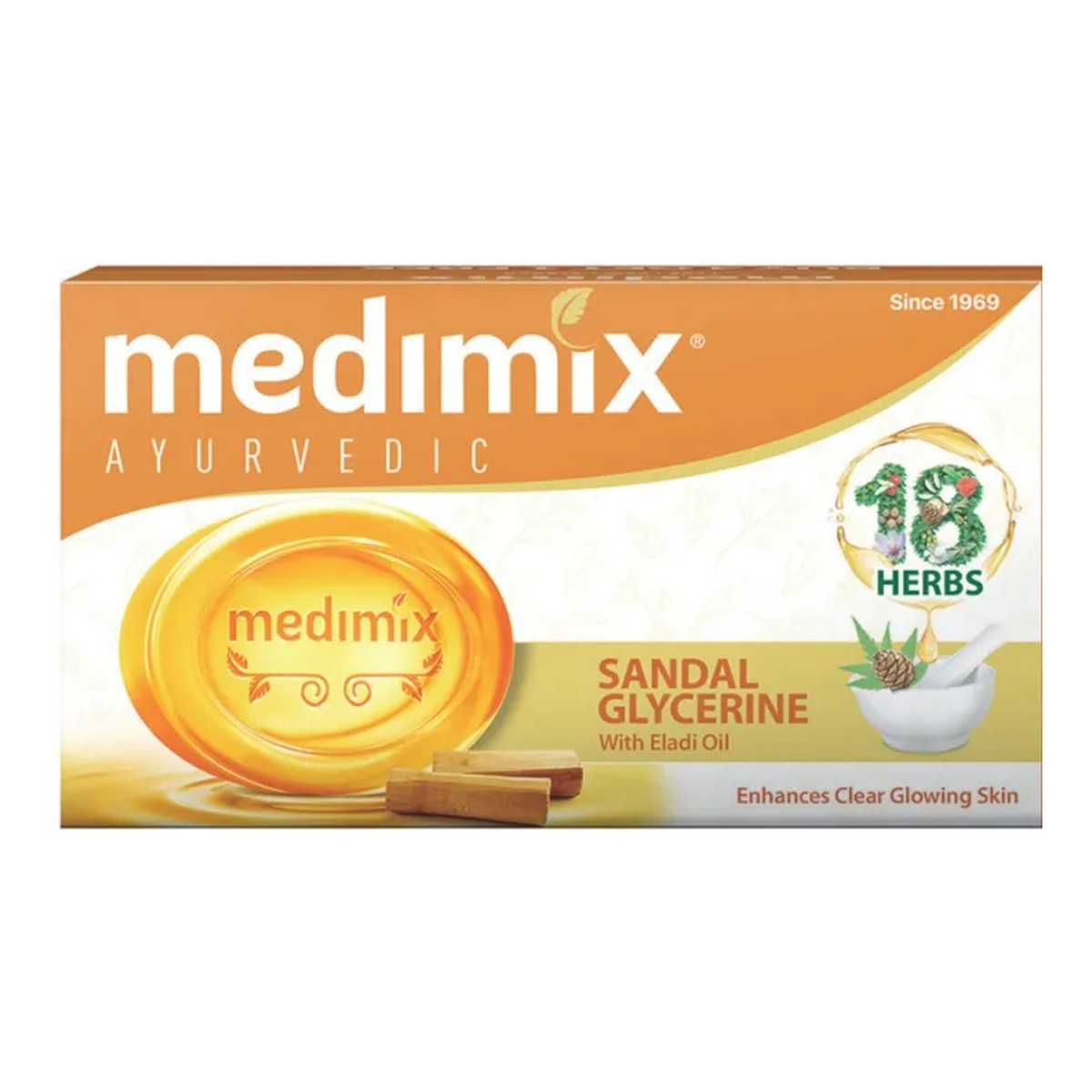 Medimix Mydło Sandałowe Ajurwedyjskie dla skóry z niedoskonałościami 10x125g
