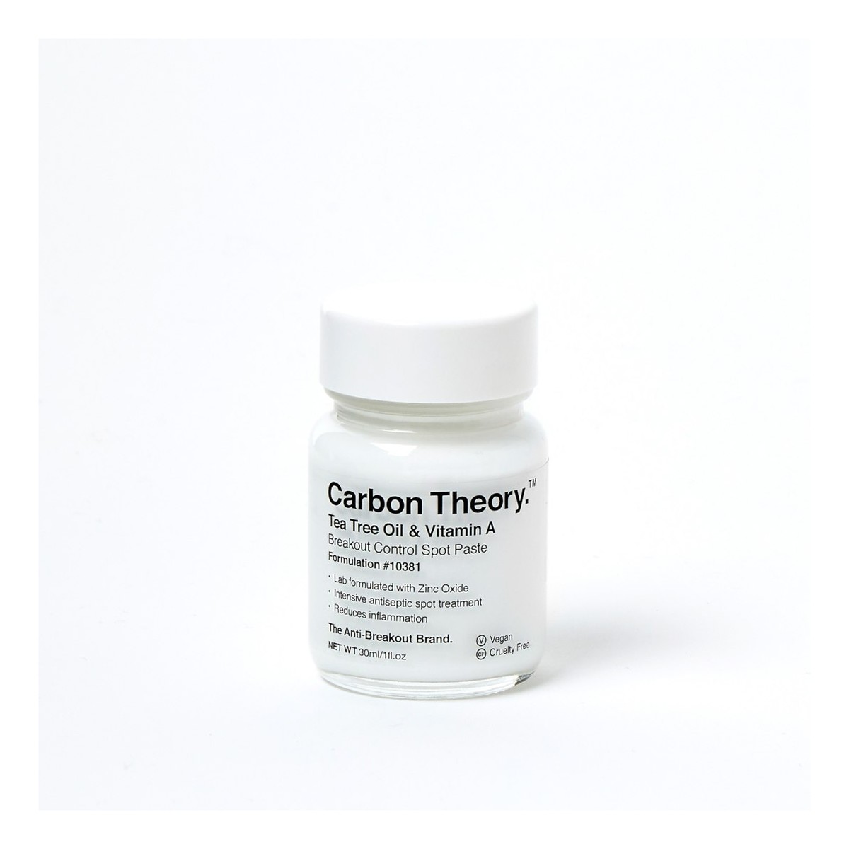 Carbon Theory Tea Tree Oil & Vitamin A Punktowa pasta na niedoskonałości Spot Paste