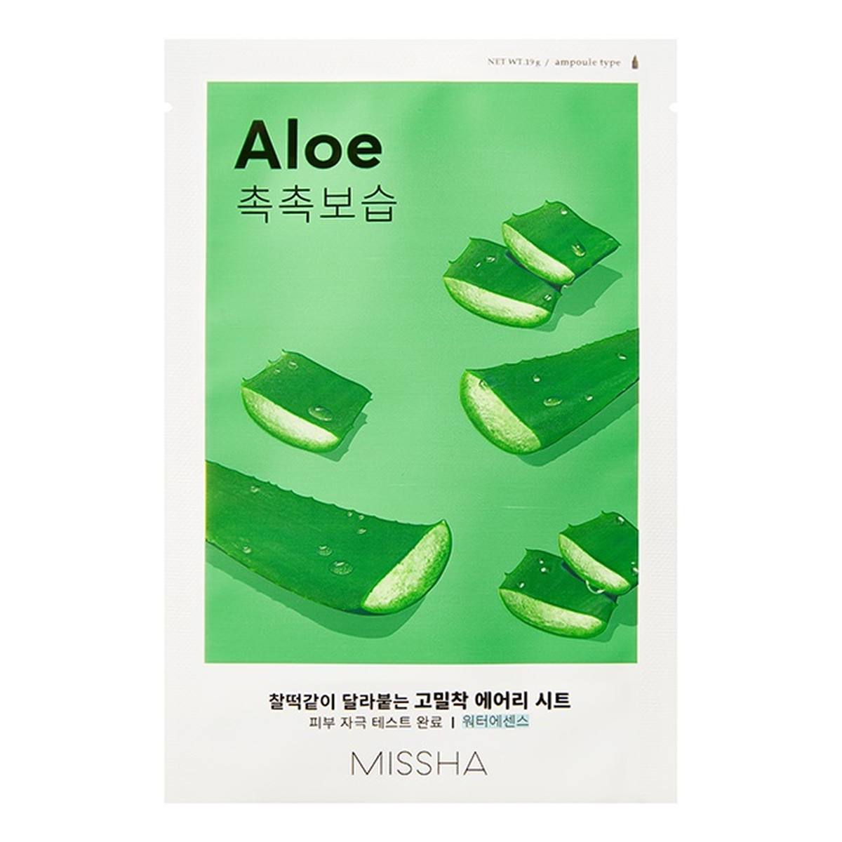 Missha Airy Fit Sheet Mask Aloe Nawilżająco-uelastyczniająca maseczka w płachcie 19ml