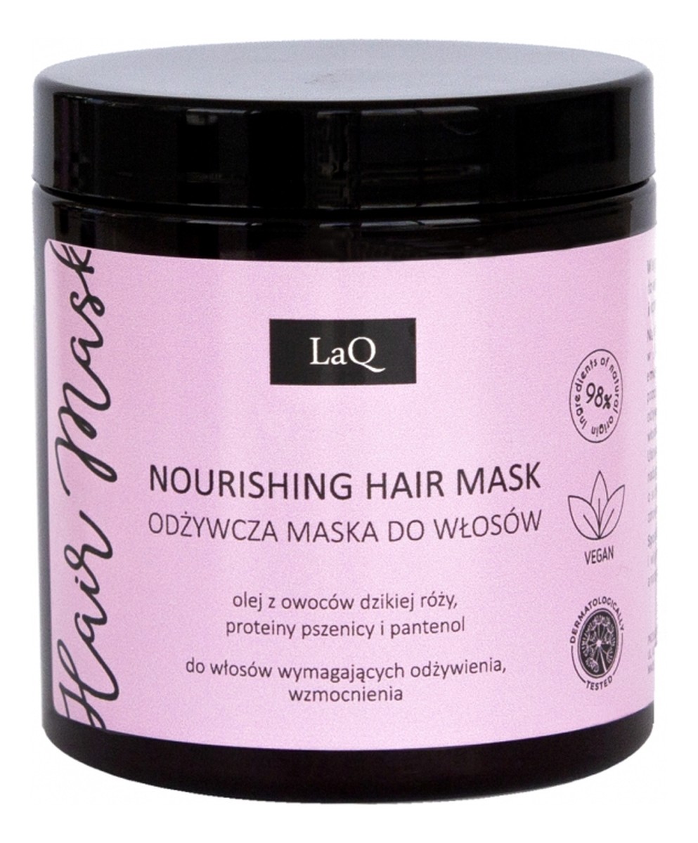 Nourishing hair mask odżywcza maska do włosów wymagających odżywienia i wzmocnienia kocica piwonia