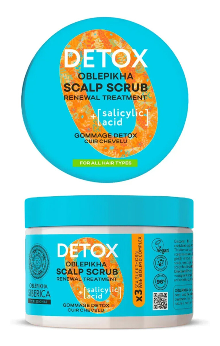 Oblepikha detox peeling do skóry głowy