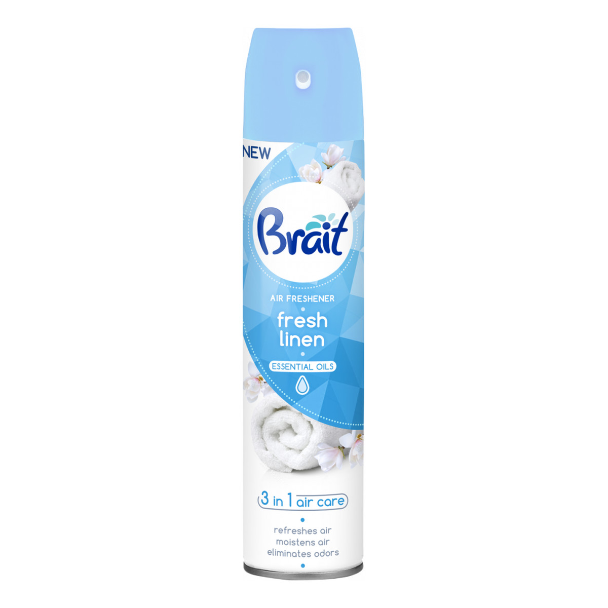 Brait Air Care 3in1 Odświeżacz powietrza klasyczny Fresh Linen 300ml