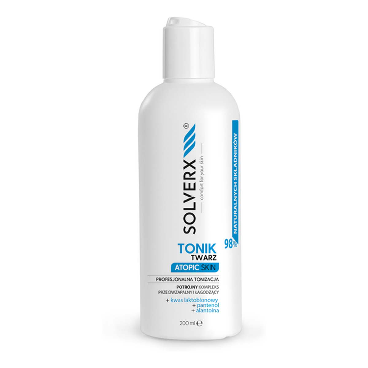 Solverx Atopic Skin Tonik wyrównujący pH skóry do cery atopowej 200ml