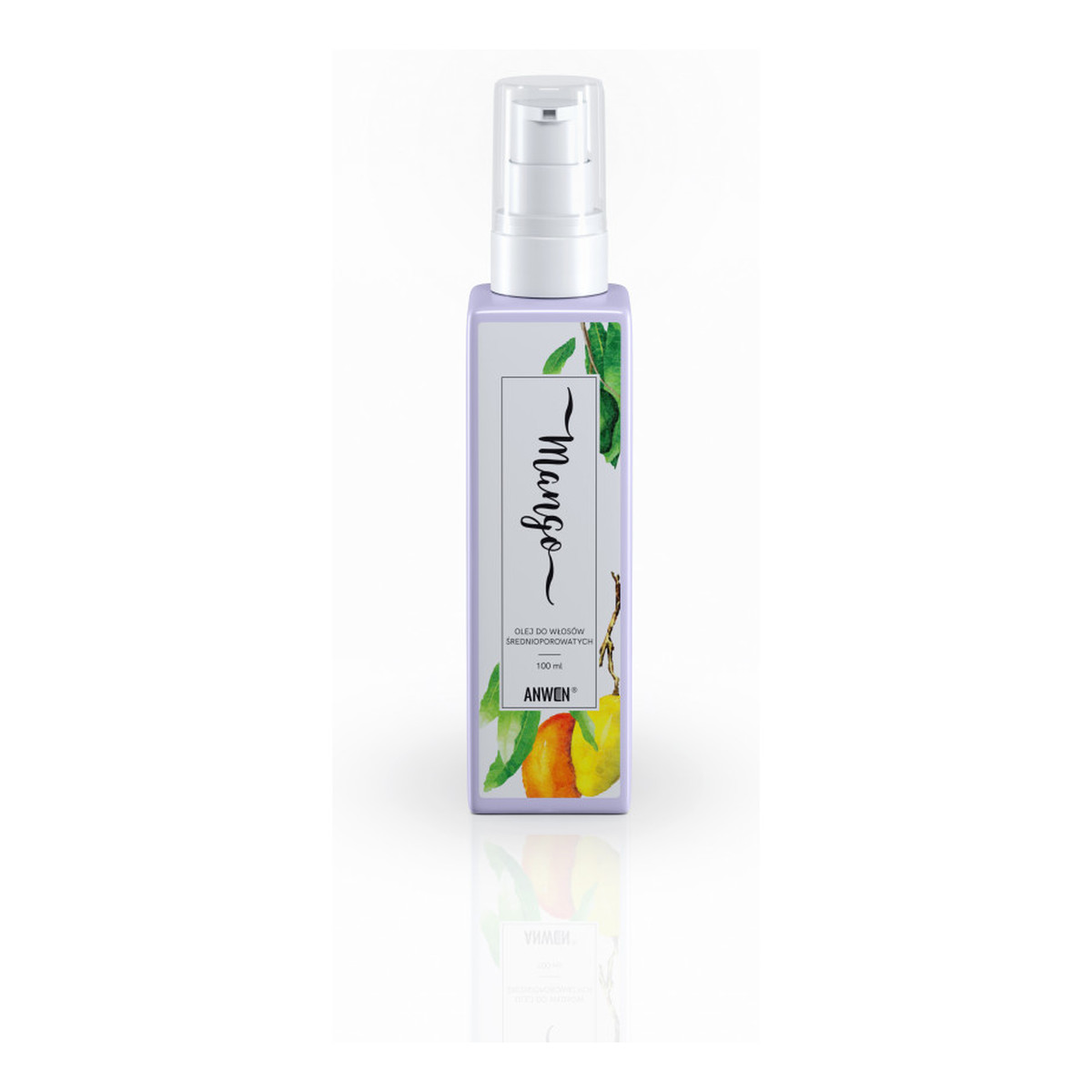 Anwen Mango Olej Do Włosów Średnioporowatych 100ml