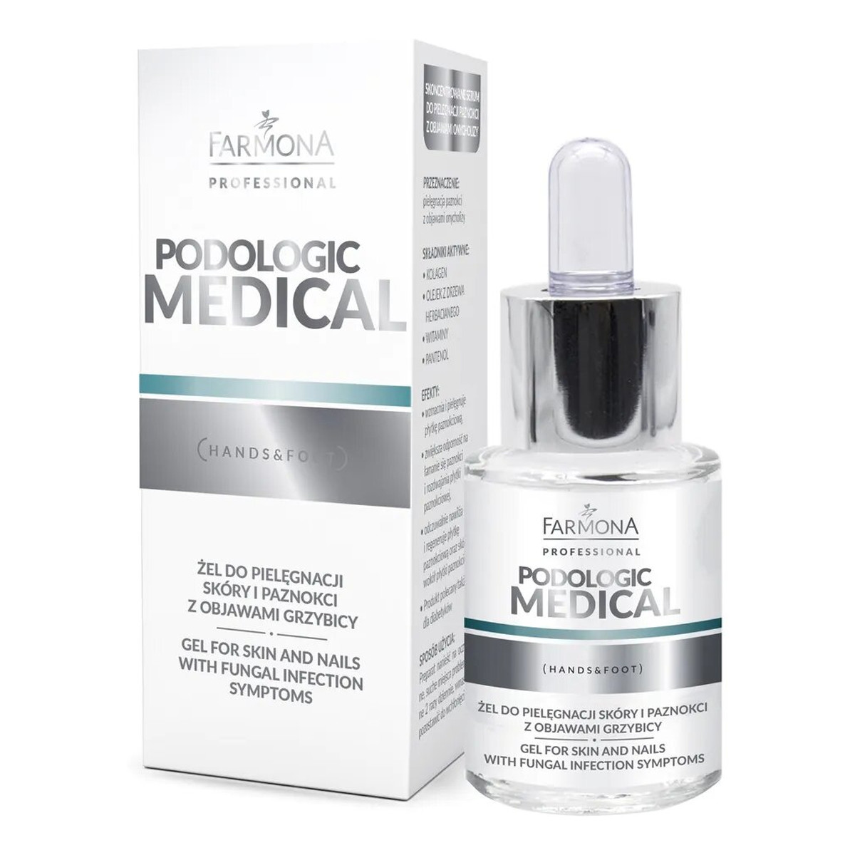 Farmona Professional Podologic Medical Żel do pielęgnacji skóry i paznokci z grzybicą 15ml