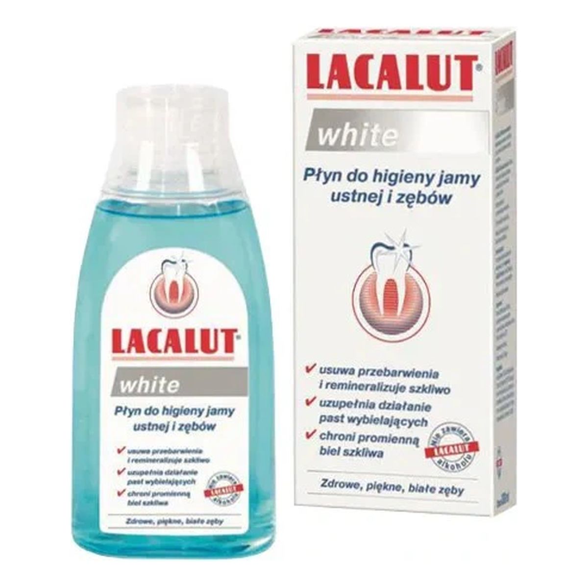 Lacalut White Płyn Do Płukania Jamy Ustnej 300ml