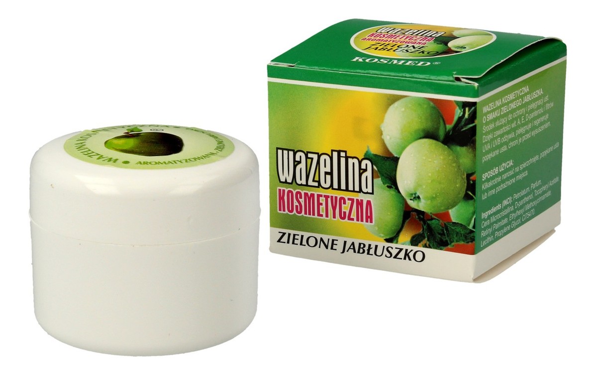 Wazelina kosmetyczna aromatyzowana - Zielone Jabłuszko