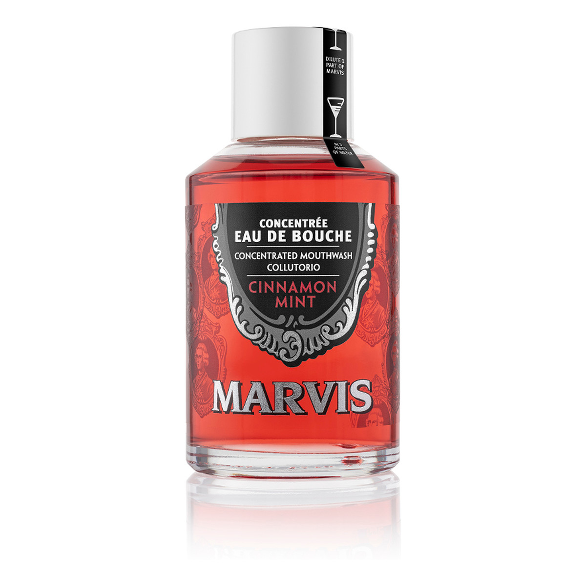 Marvis Mouthwash płyn do płukania jamy ustnej cinnamon mint 120ml