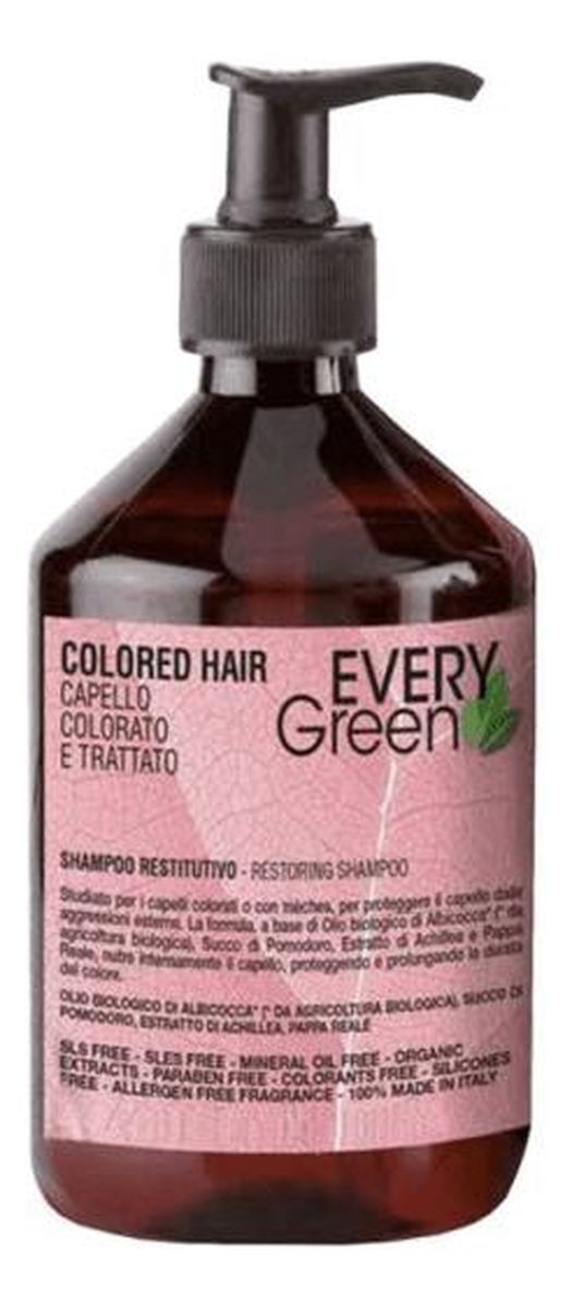 Shampoo szampon wzmacniający do włosów farbowanych