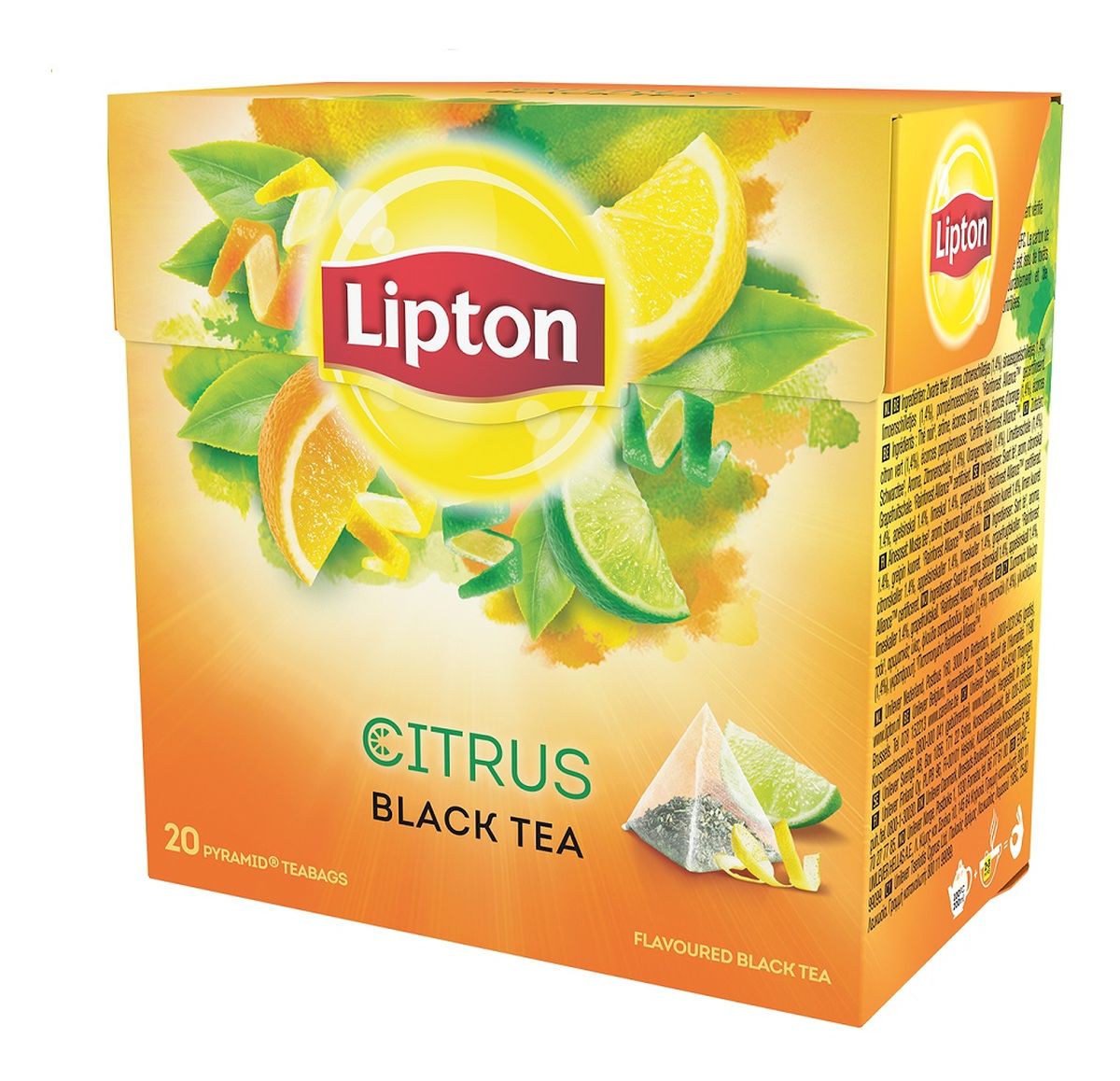 herbata czarna aromatyzowana Owoce Cytrusowe 20 piramidek