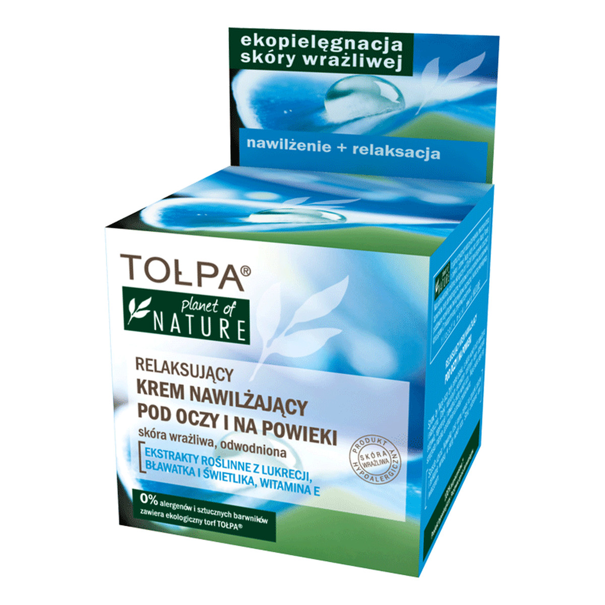Tołpa Planet Of Nature Relaksujący Krem Nawilżający Pod Oczy i Na Powieki 15ml