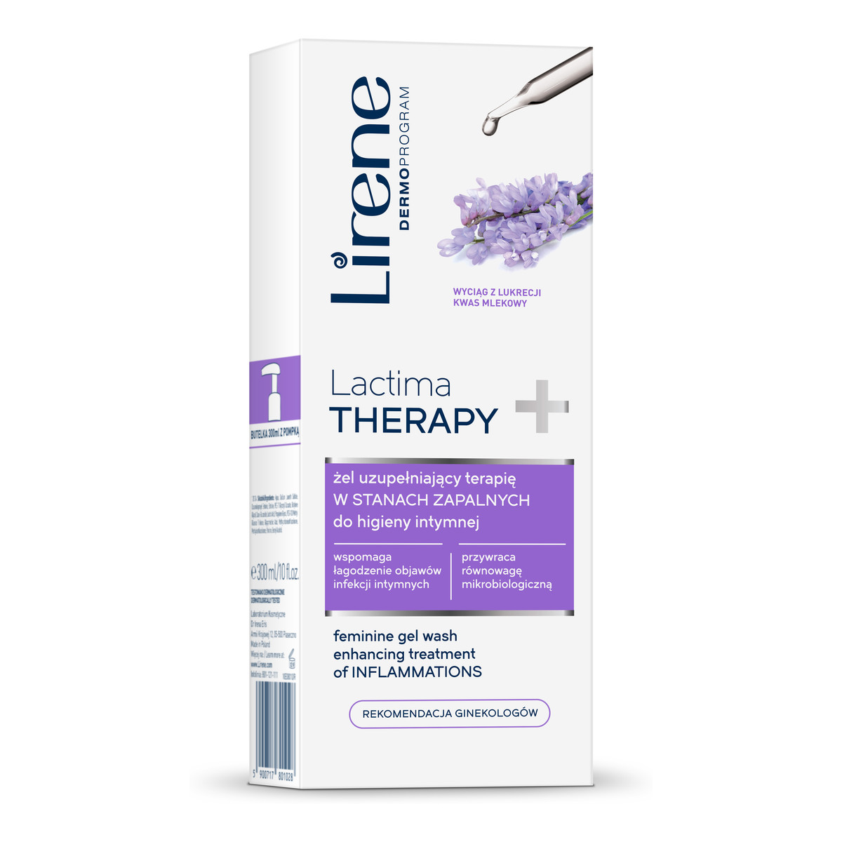 Lirene Lactima Therapy + Żel Uzupełniający Terapię W Stanach Zapalnych Do Higieny Intymnej 300ml