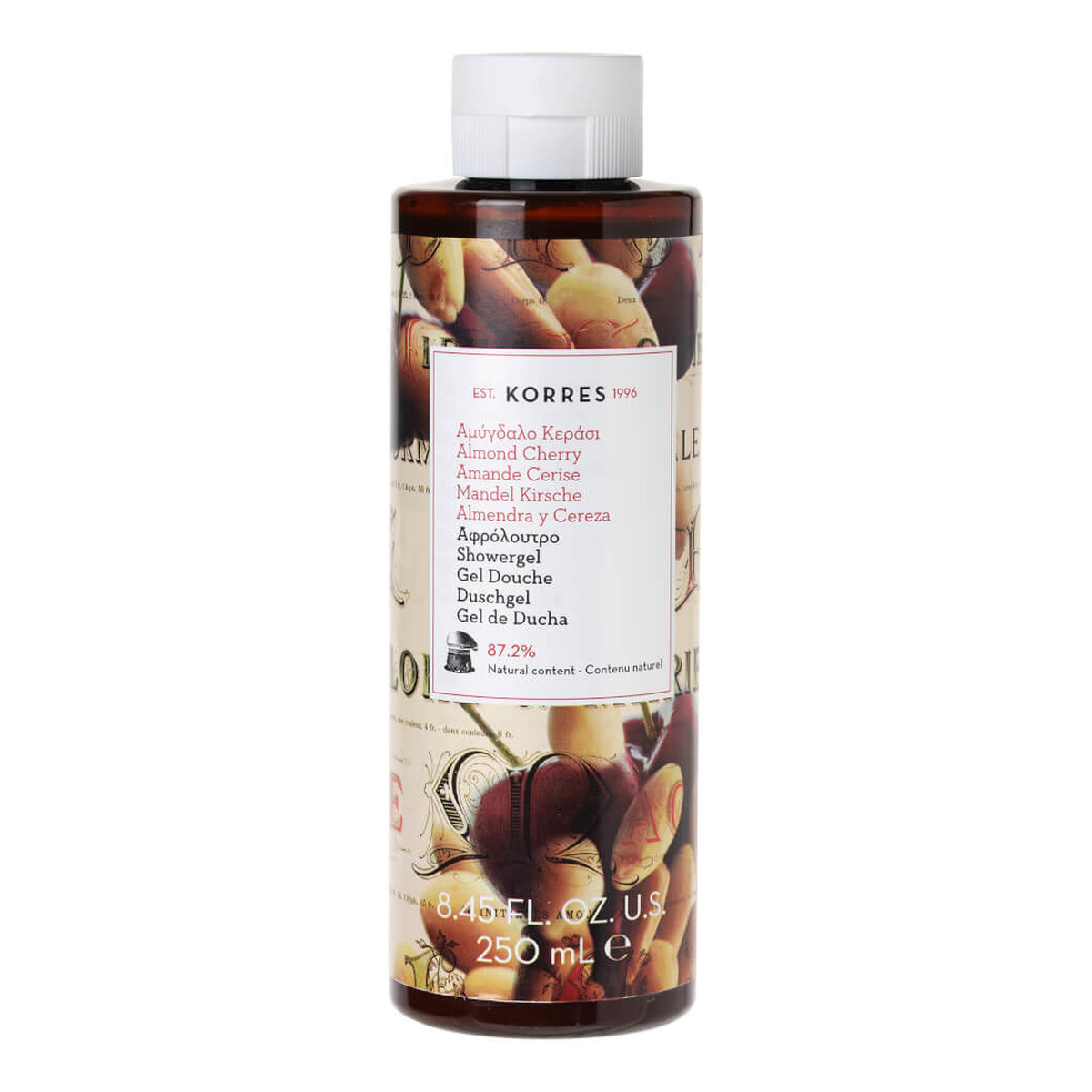 Korres Almond Cherry Żel pod prysznic o zapachu migdałów i wiśni 250ml